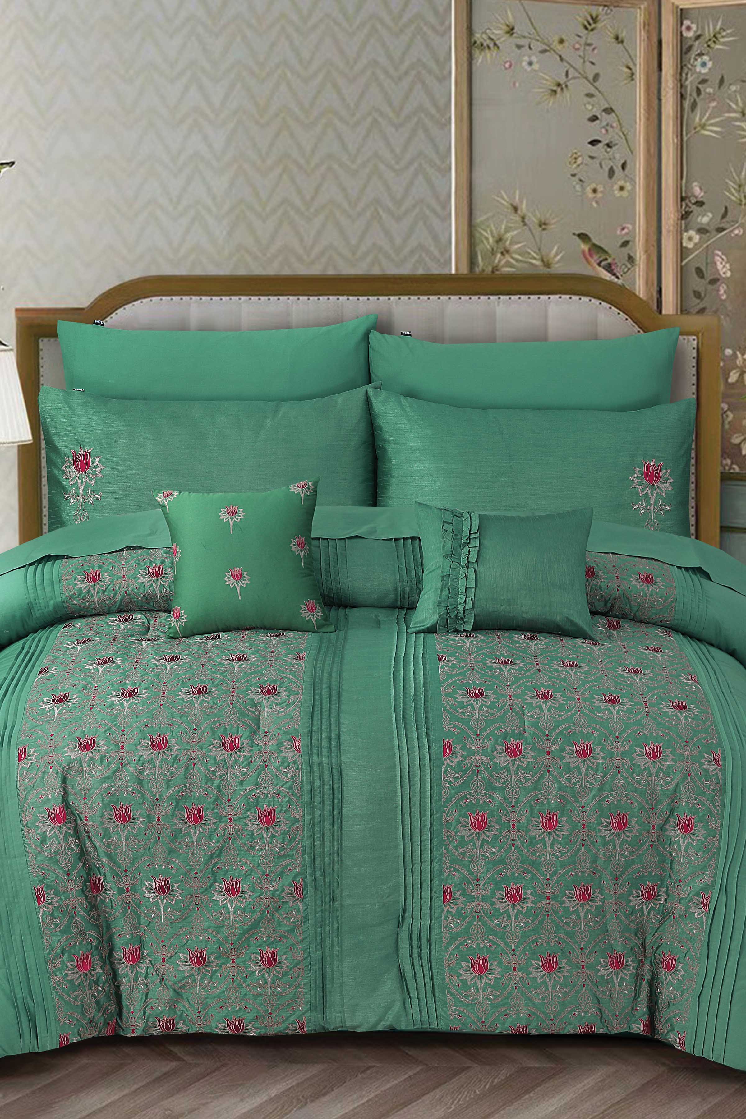 Misty Green Bed In A Bag