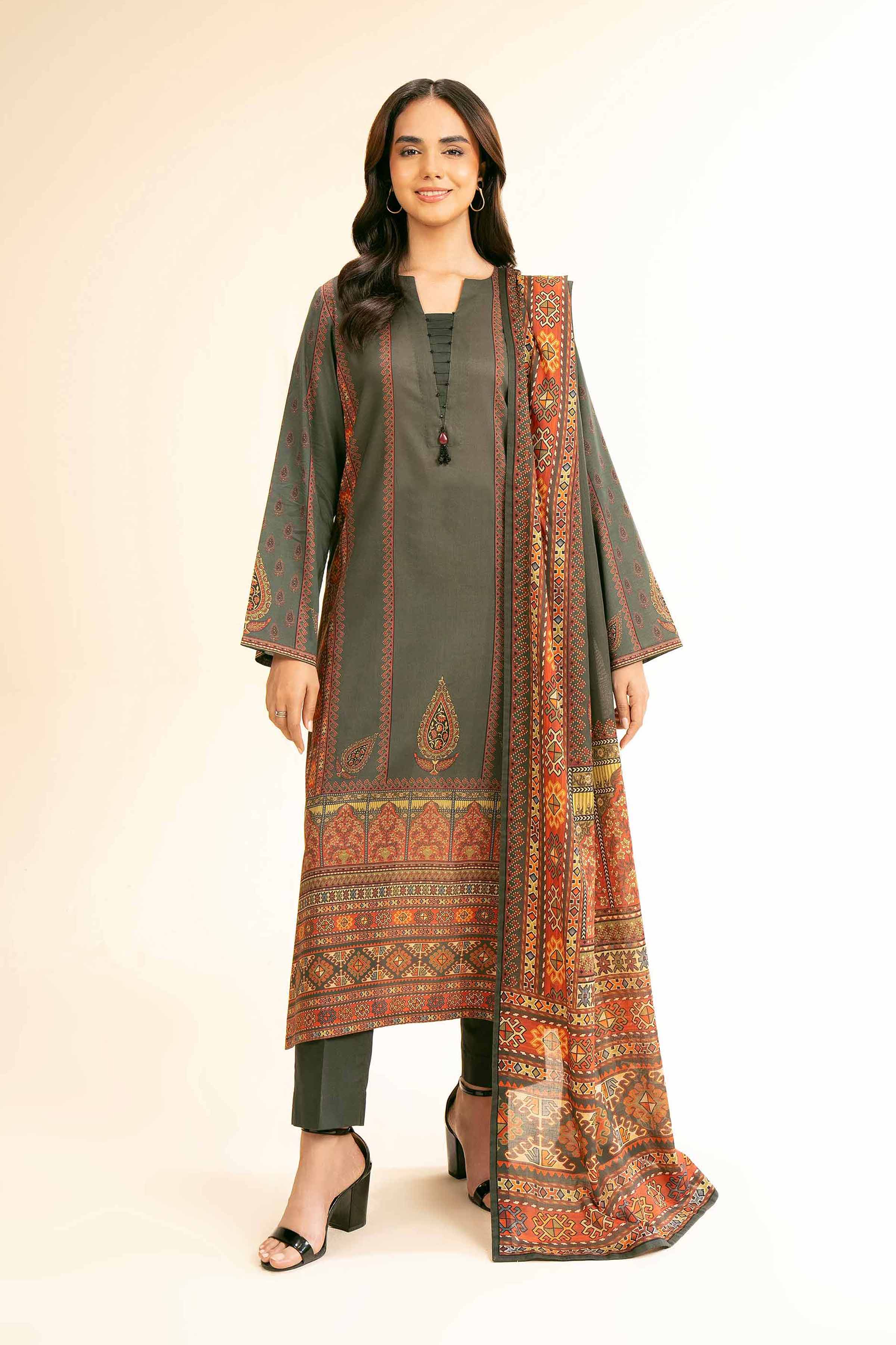 3 Piece - Digital Printed Suit - 42501190