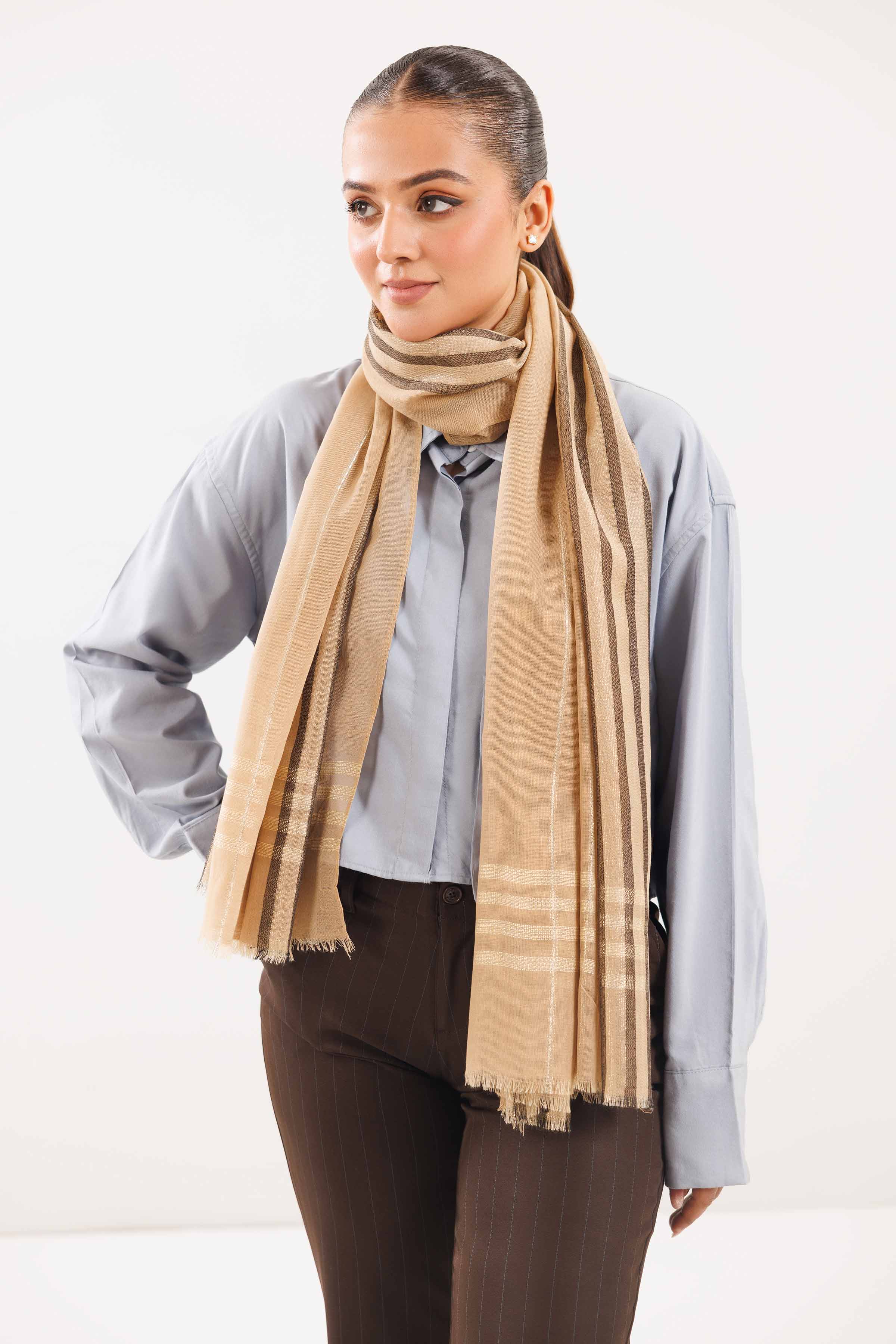 Camel Women Scarf-442762129