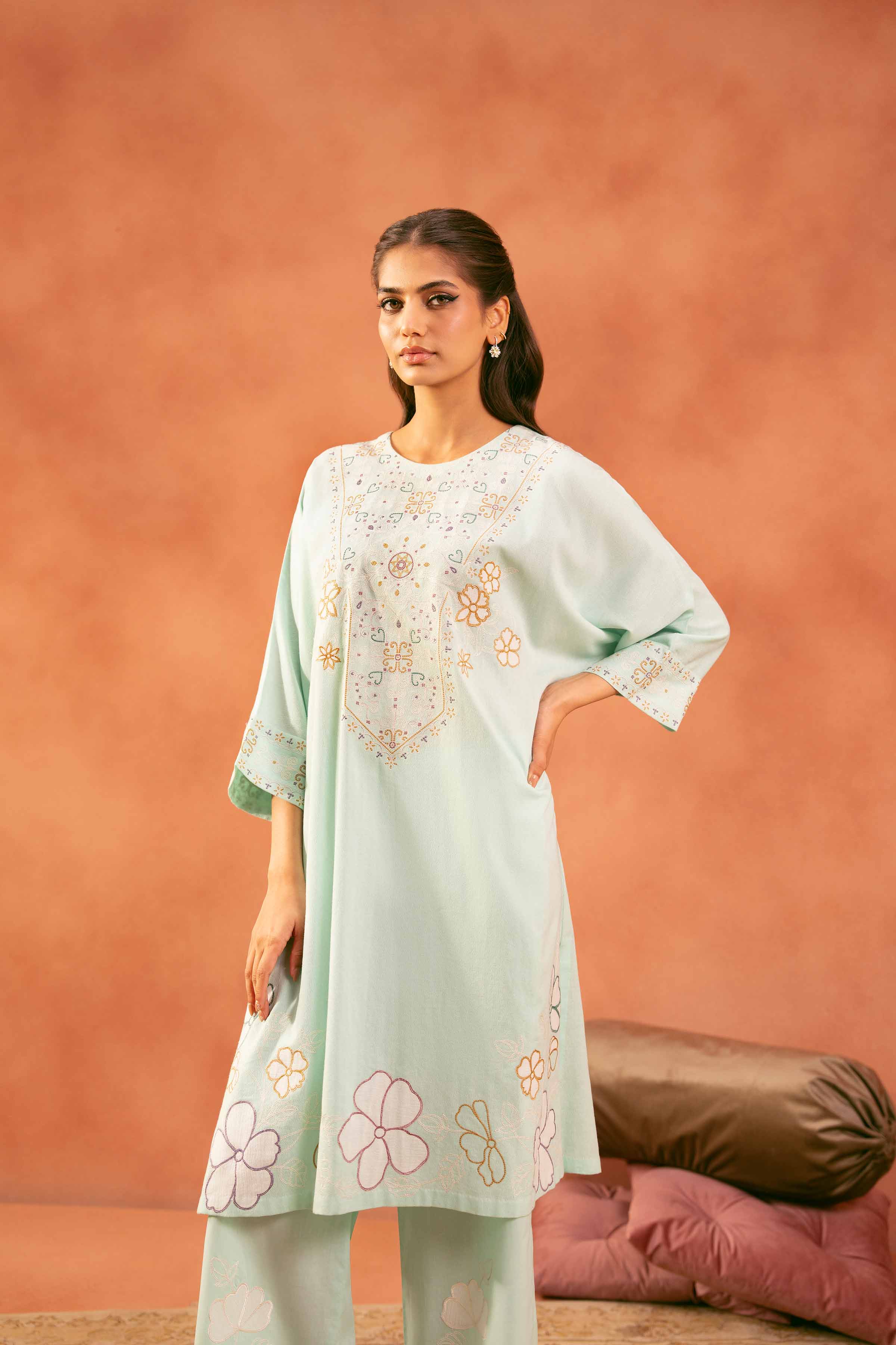 10641-2-Piece-Embroidered-Suit-KFE25-150-7.jpg 2 Piece - Embroidered Suit - KFE25-150
