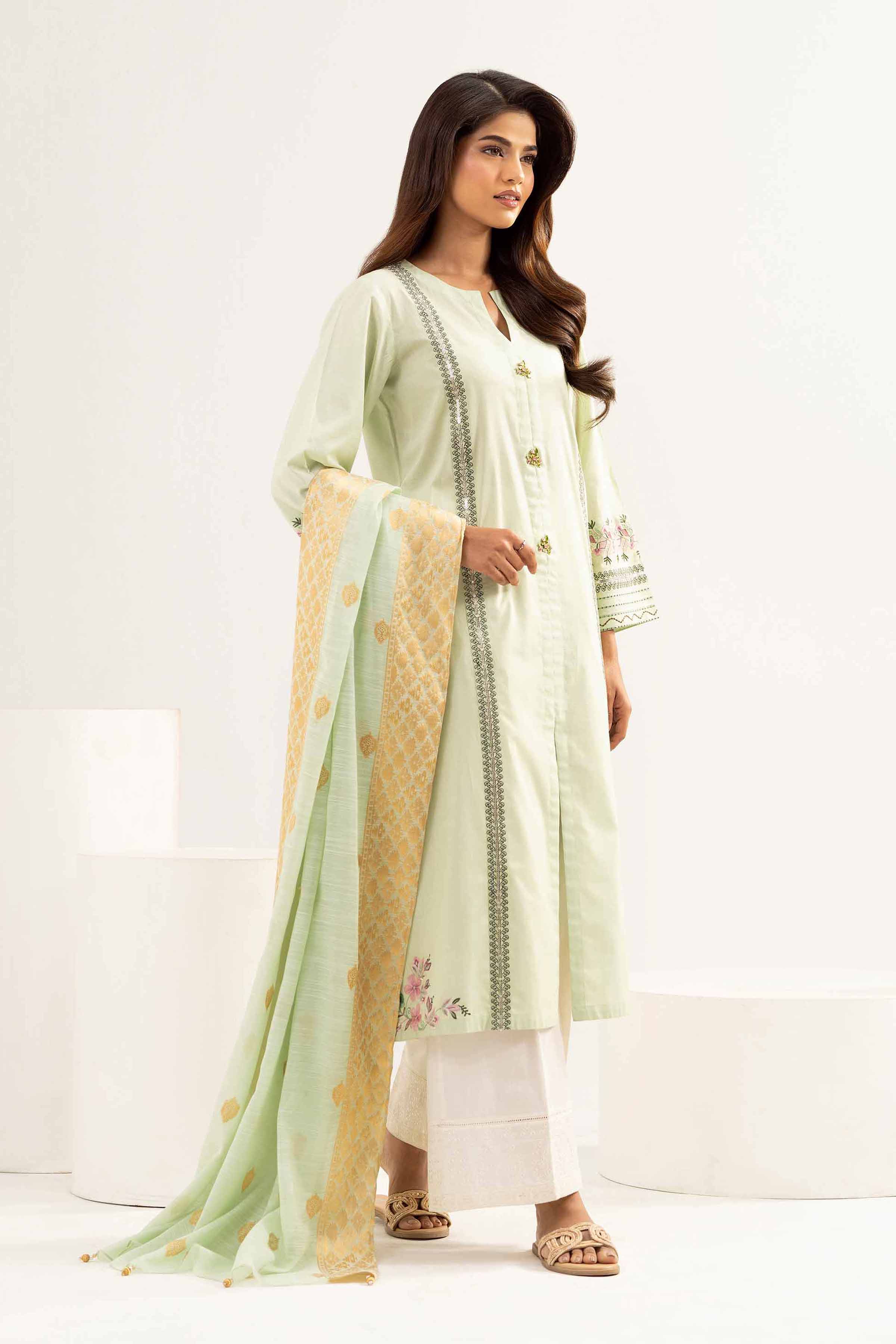 2 Piece - Embroidered Suit - PE25-328