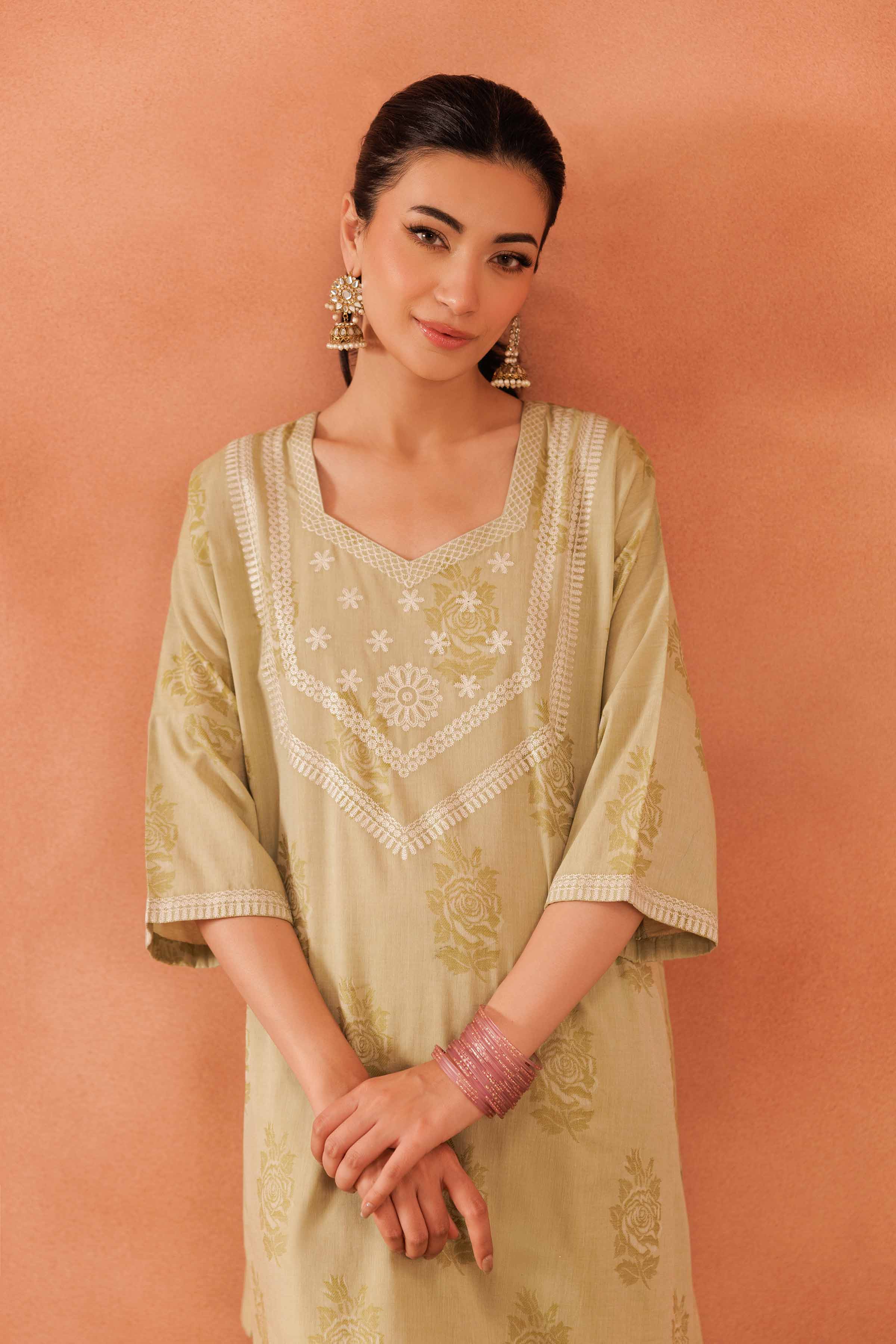 10877-2-Piece-Embroidered-Suit-KFE25-132-1.jpg 2 Piece - Embroidered Suit - KFE25-132