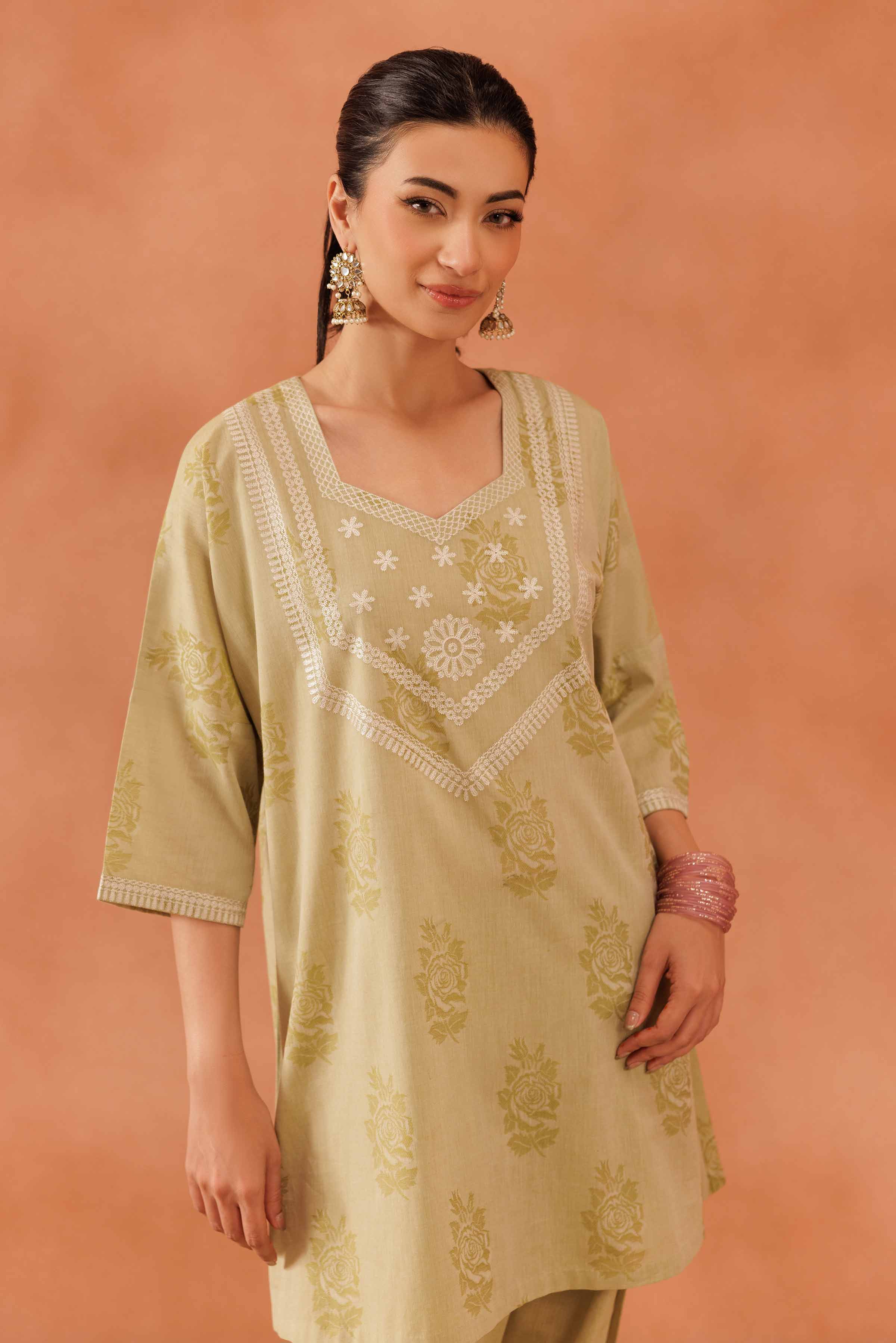 10877-2-Piece-Embroidered-Suit-KFE25-132-6.jpg 2 Piece - Embroidered Suit - KFE25-132