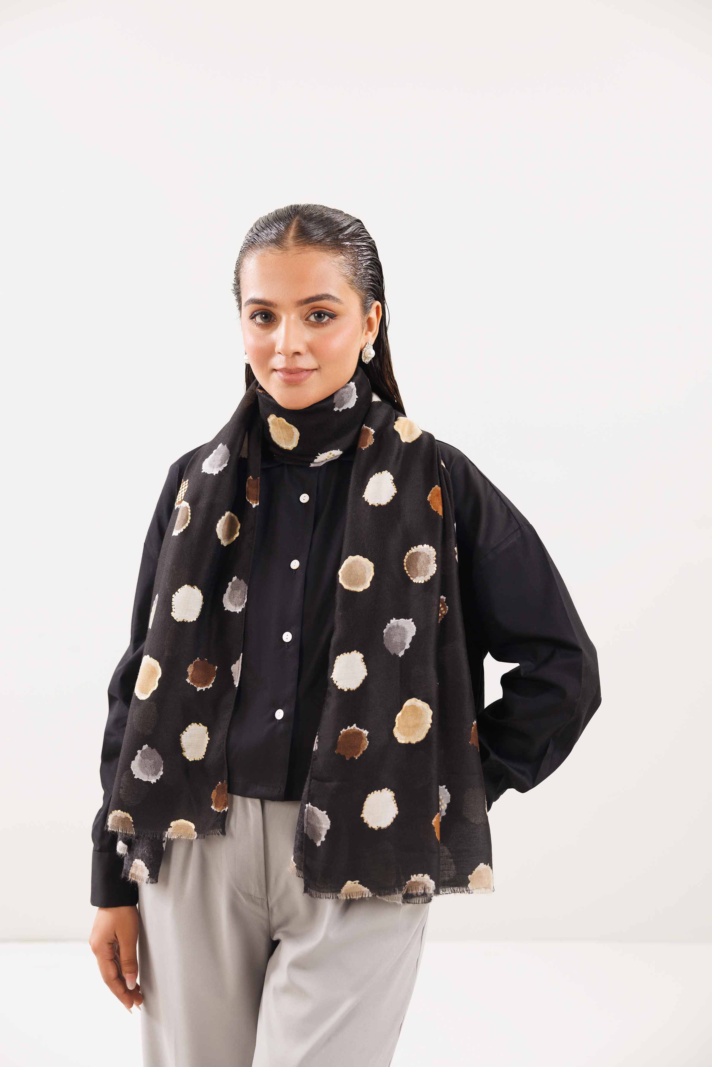Black Women Scarf-442742103