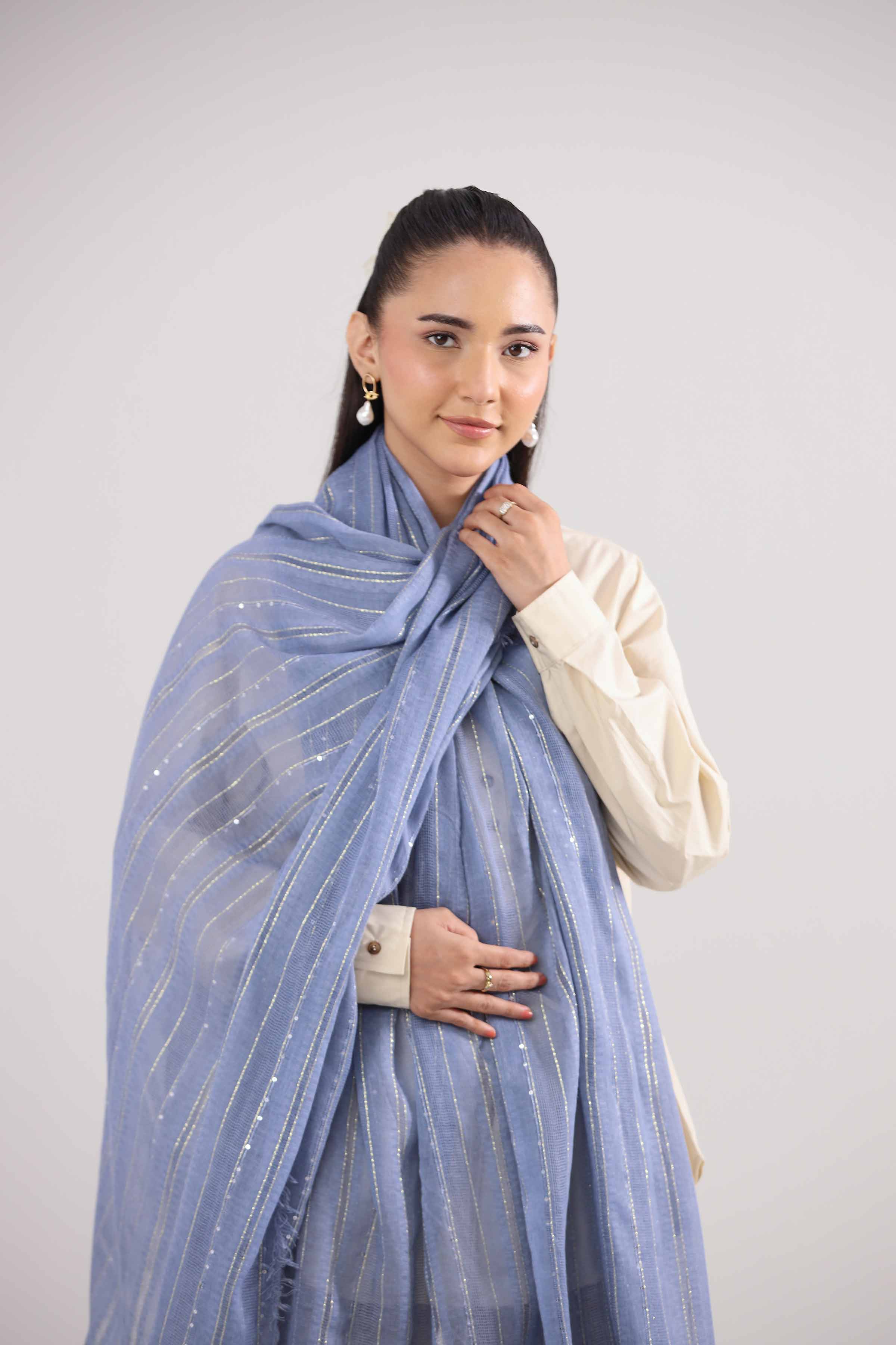 Navy Women Scarf-442402121