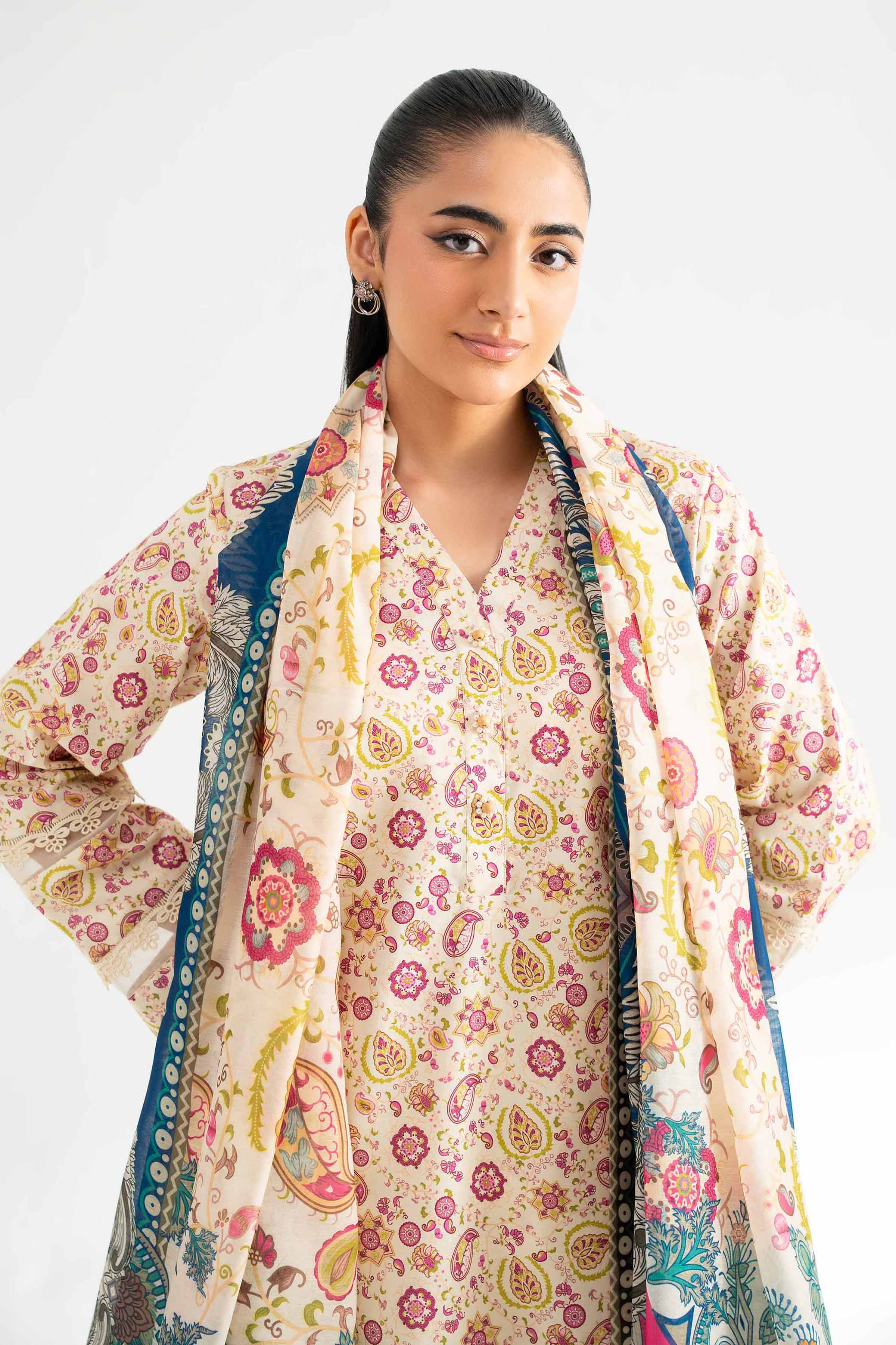 1266-3-Piece-Digital-Printed-Embroidered-Suit-42501628-2.jpg 3 Piece - Digital Printed Embroidered Suit - 42501628