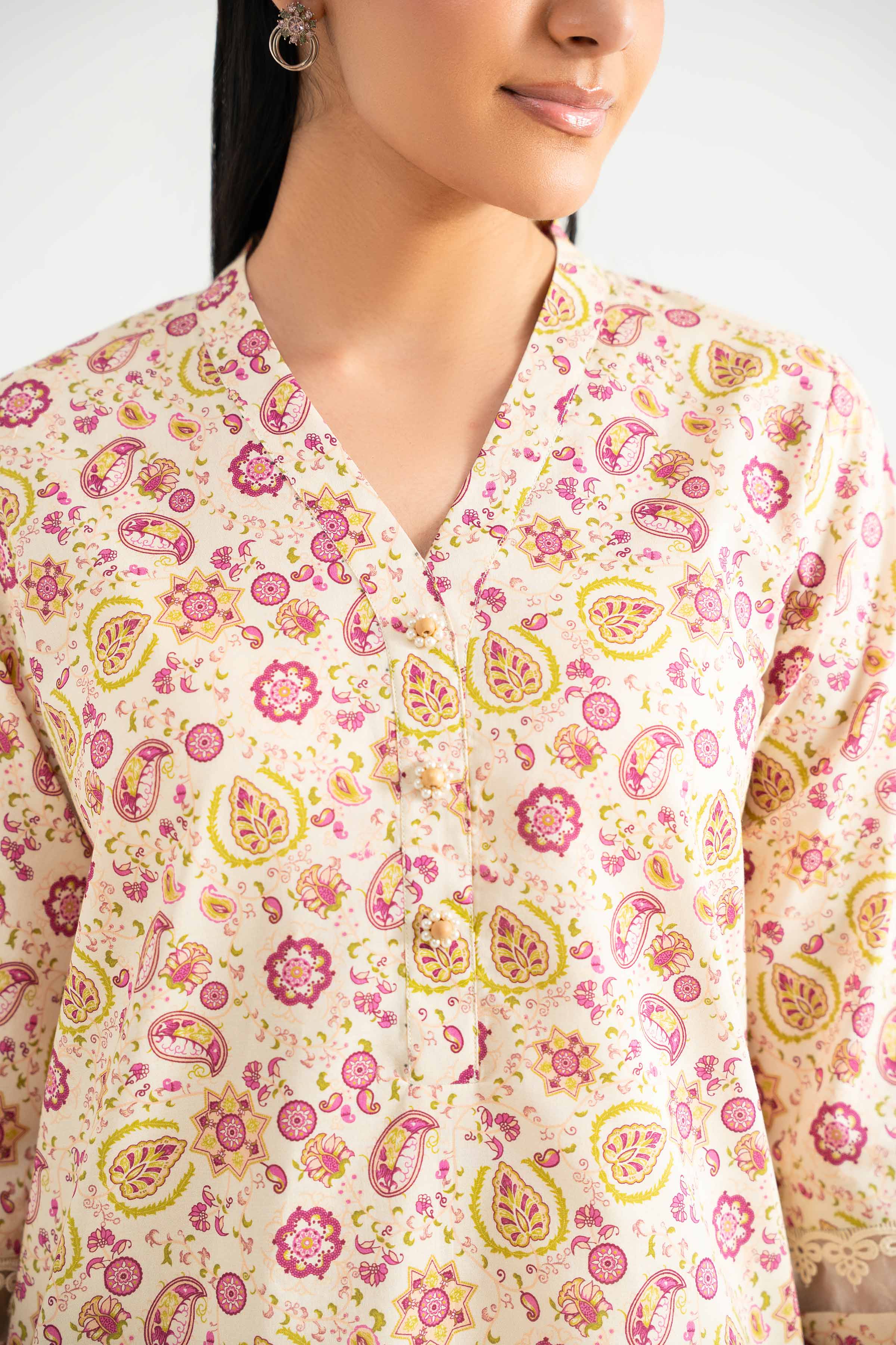 1266-3-Piece-Digital-Printed-Embroidered-Suit-42501628-4.jpg 3 Piece - Digital Printed Embroidered Suit - 42501628