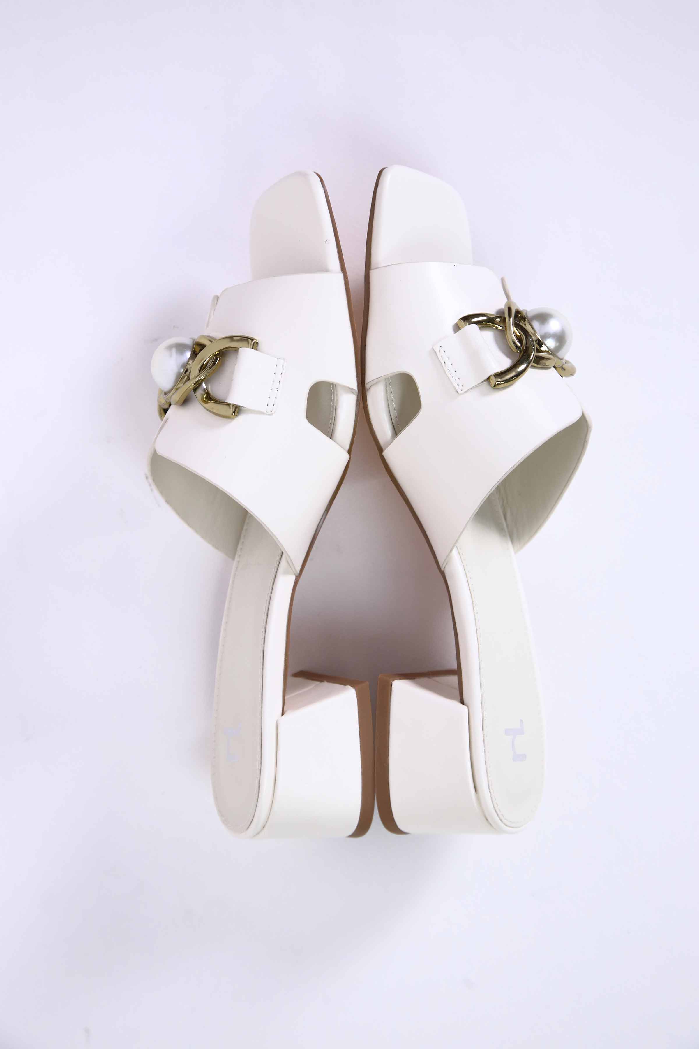 Beige Block Heels-436582918