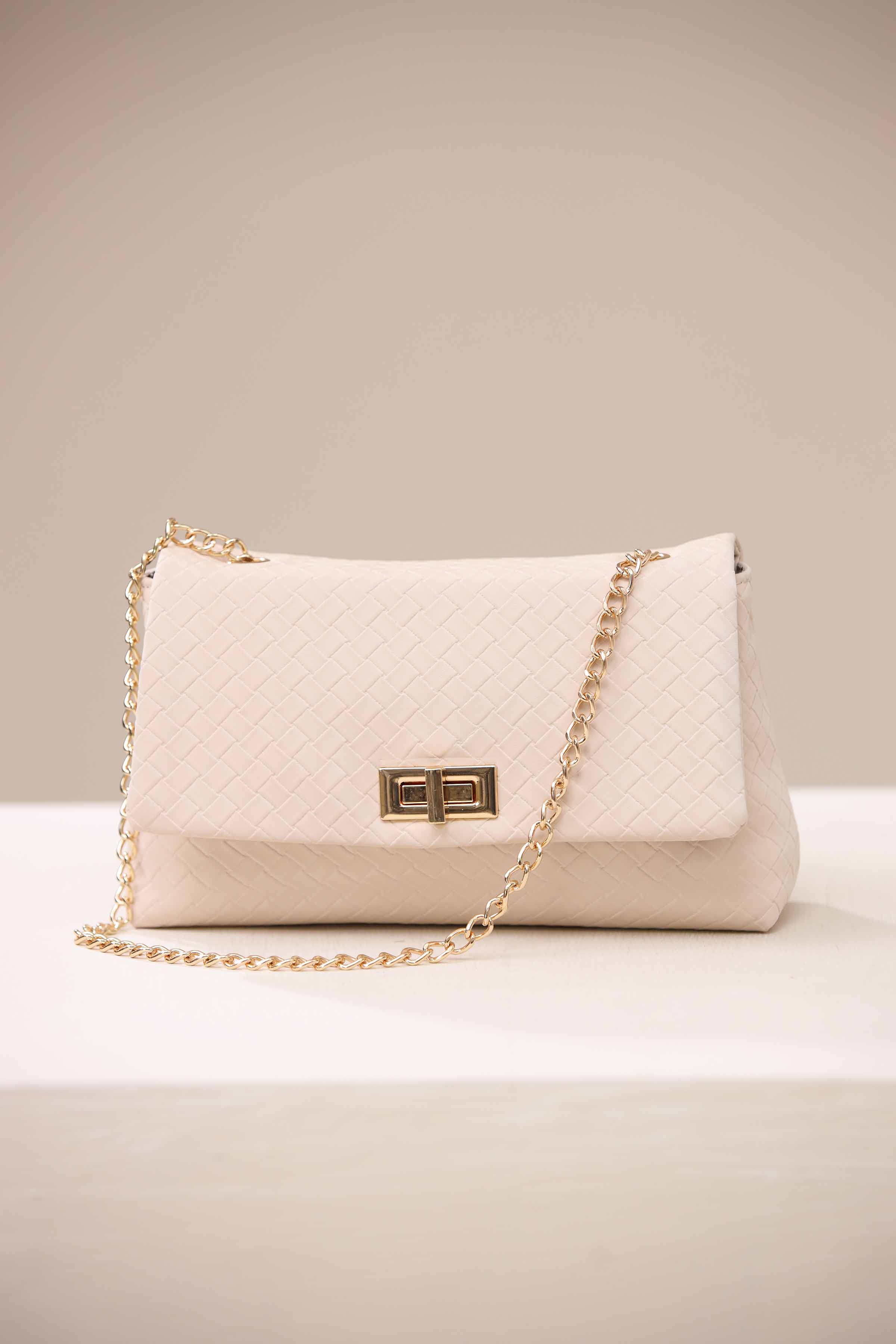 Beige Shoulder Bag-444592118