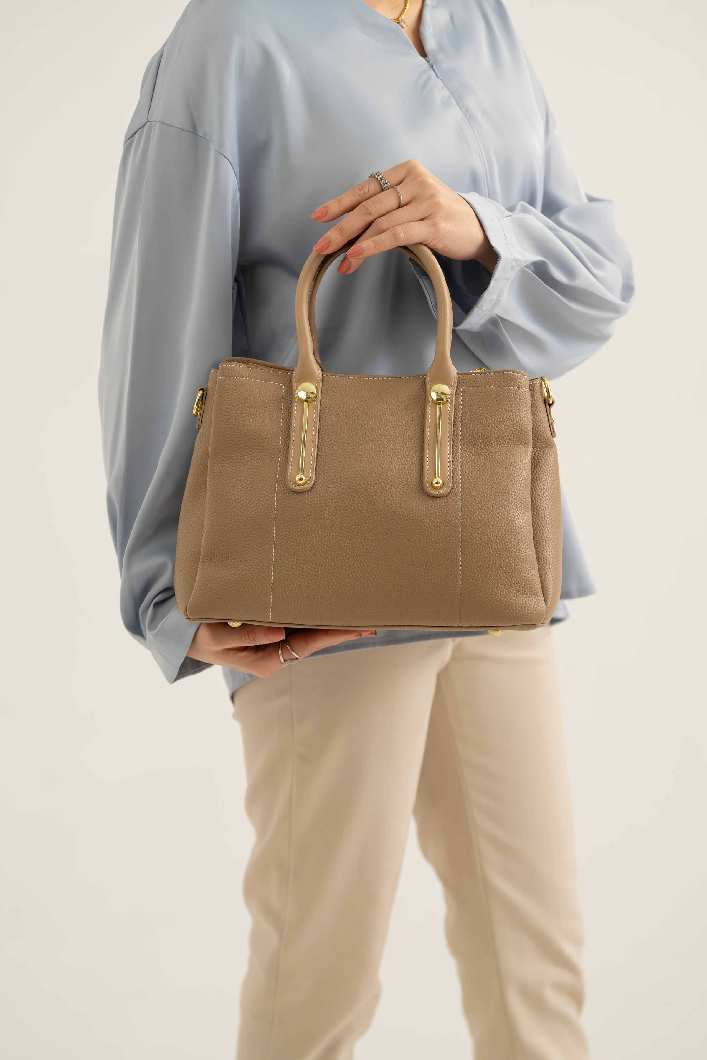 Beige Shoulder Bag-440932118