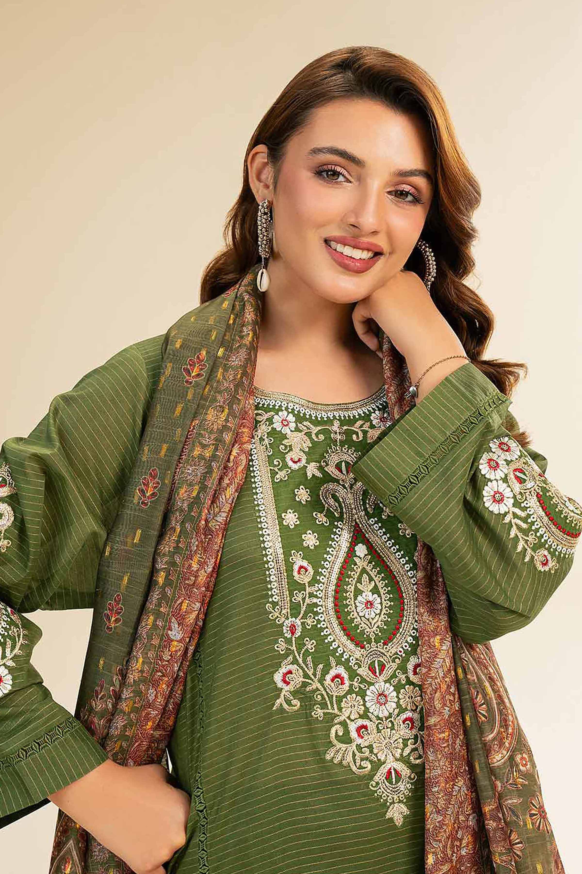 3 Piece - Embroidered Suit - 42501436