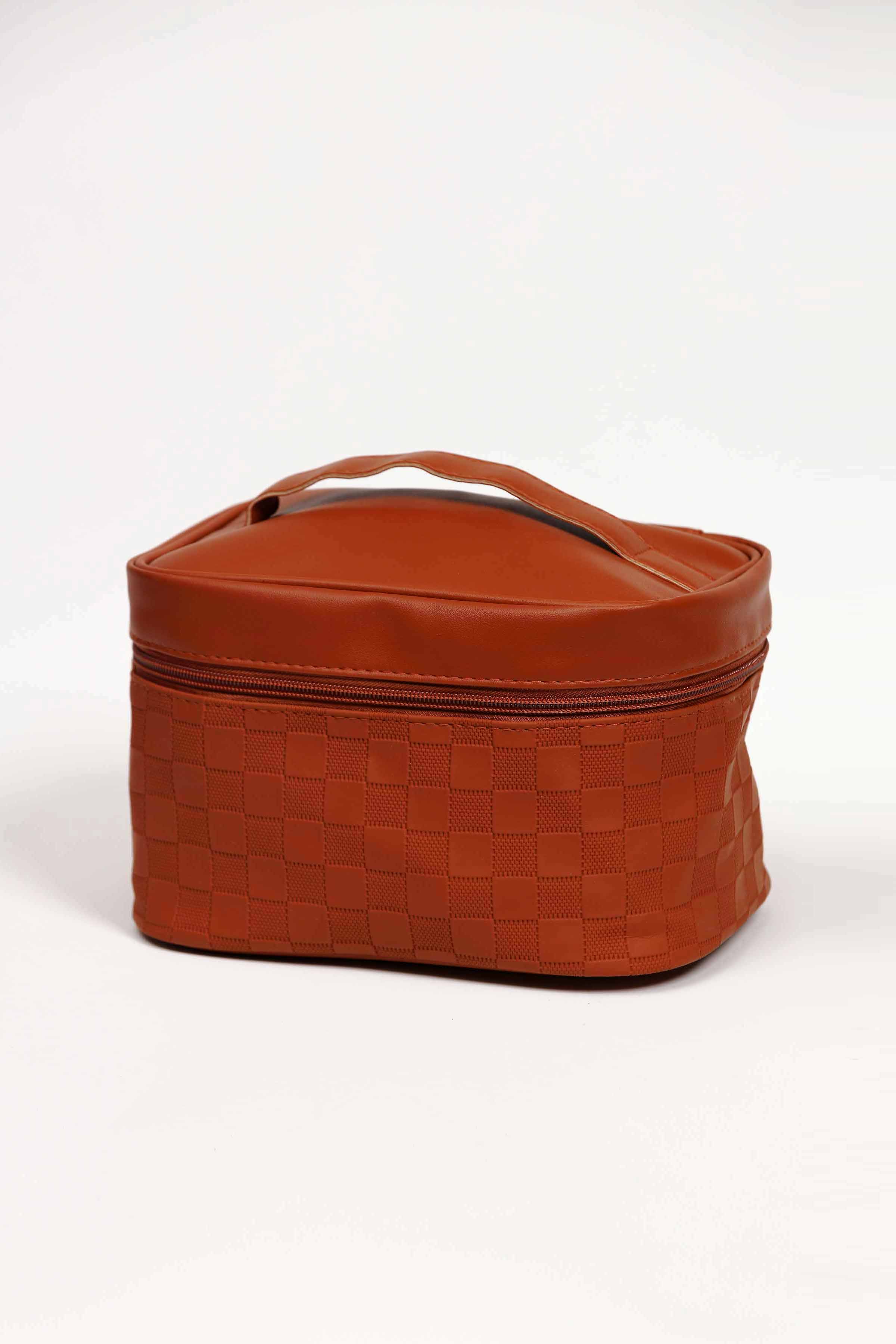 Brown Vanity Bag-437542113