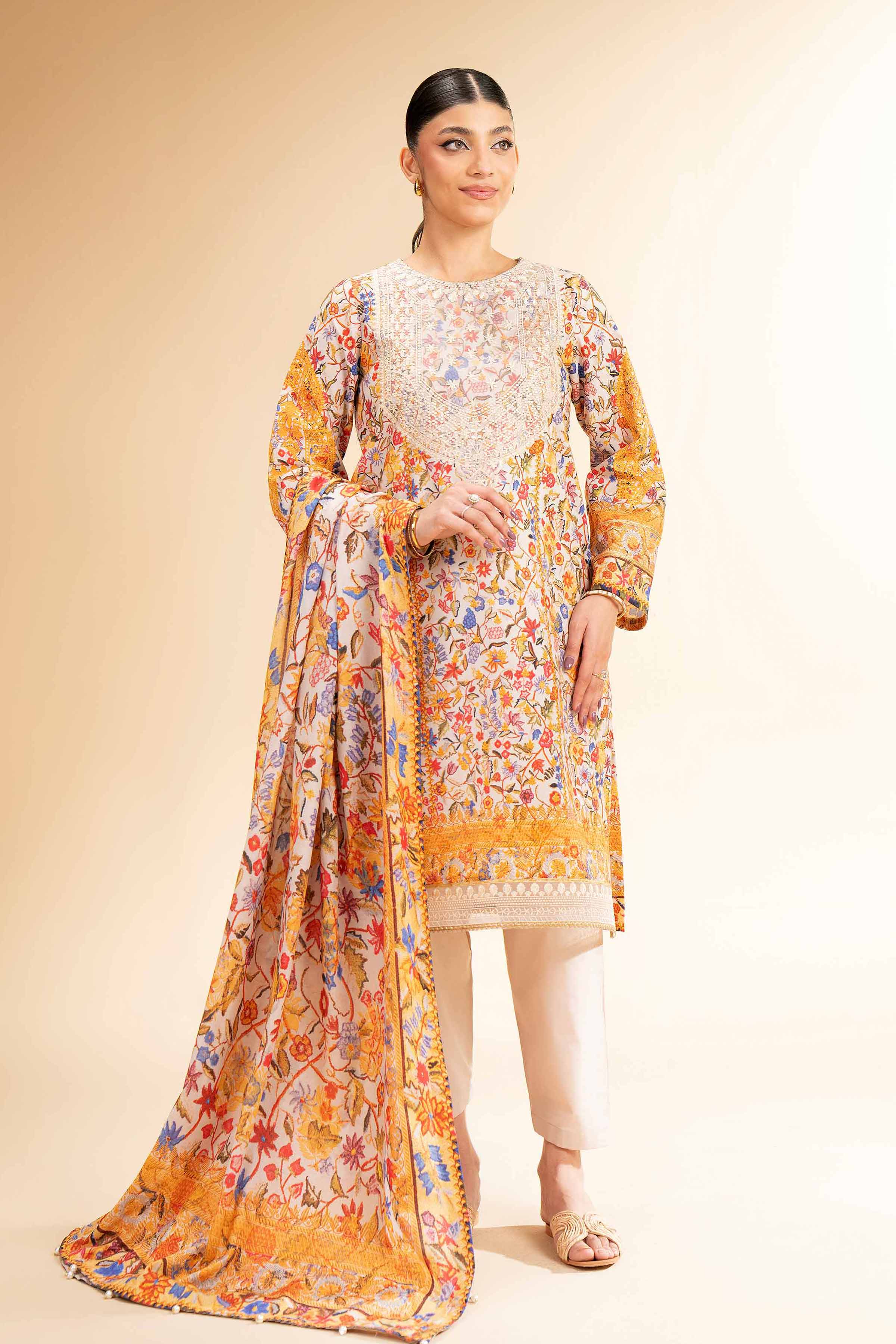 138-3-Piece-Digital-Printed-Embroidered-Suit-42501179-3.jpg 3 Piece - Digital Printed Embroidered Suit - 42501179