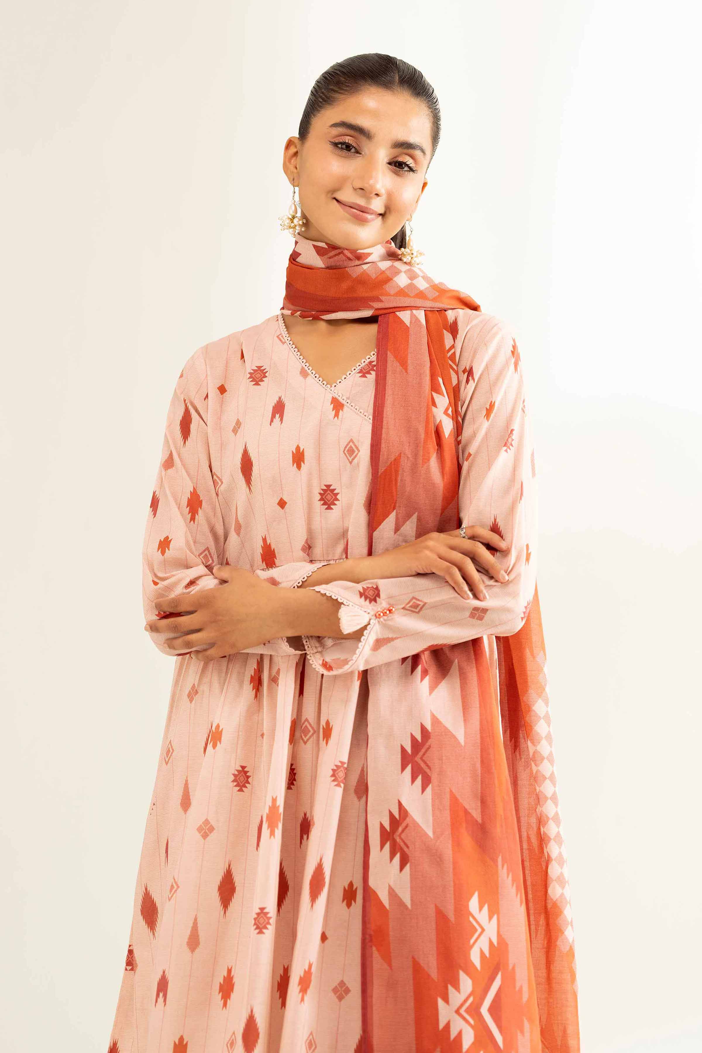 3 Piece - Printed Loose Fabric - 42503254