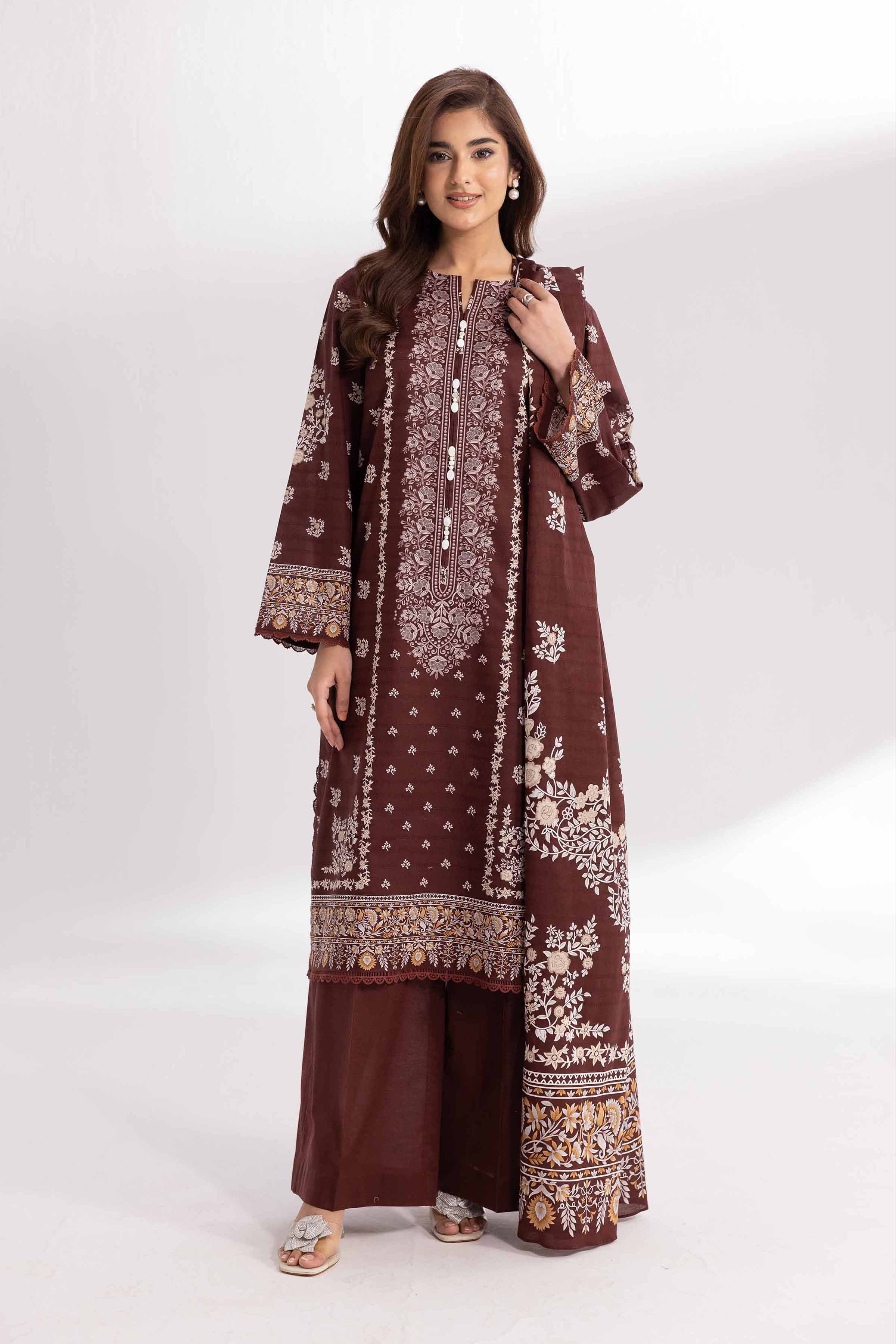 3 Piece - Digital Printed Loose Fabric - 42503445