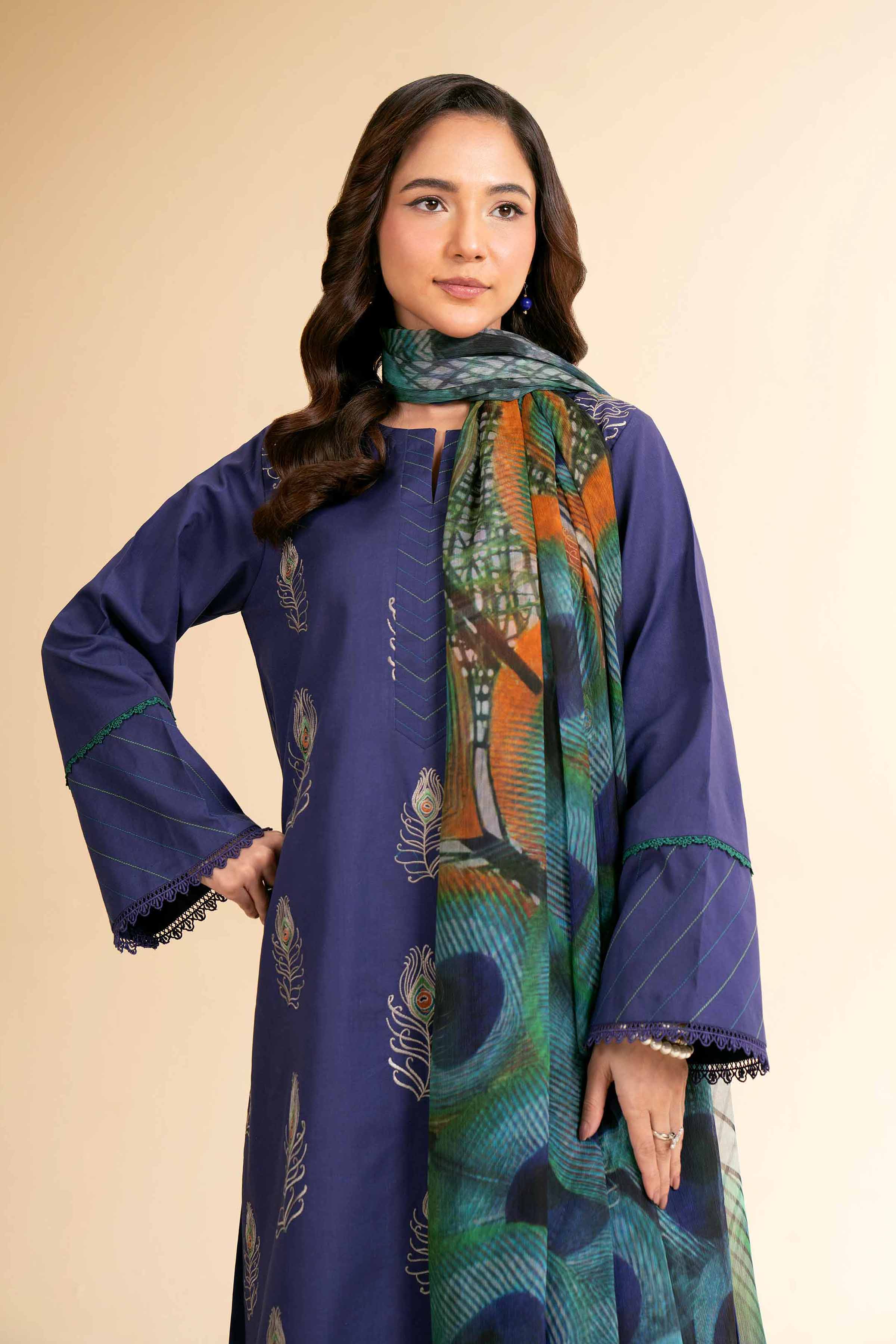 1857-3-Piece-Digital-Printed-Embroidered-Suit-42501609-2.jpg 3 Piece - Digital Printed Embroidered Suit - 42501609
