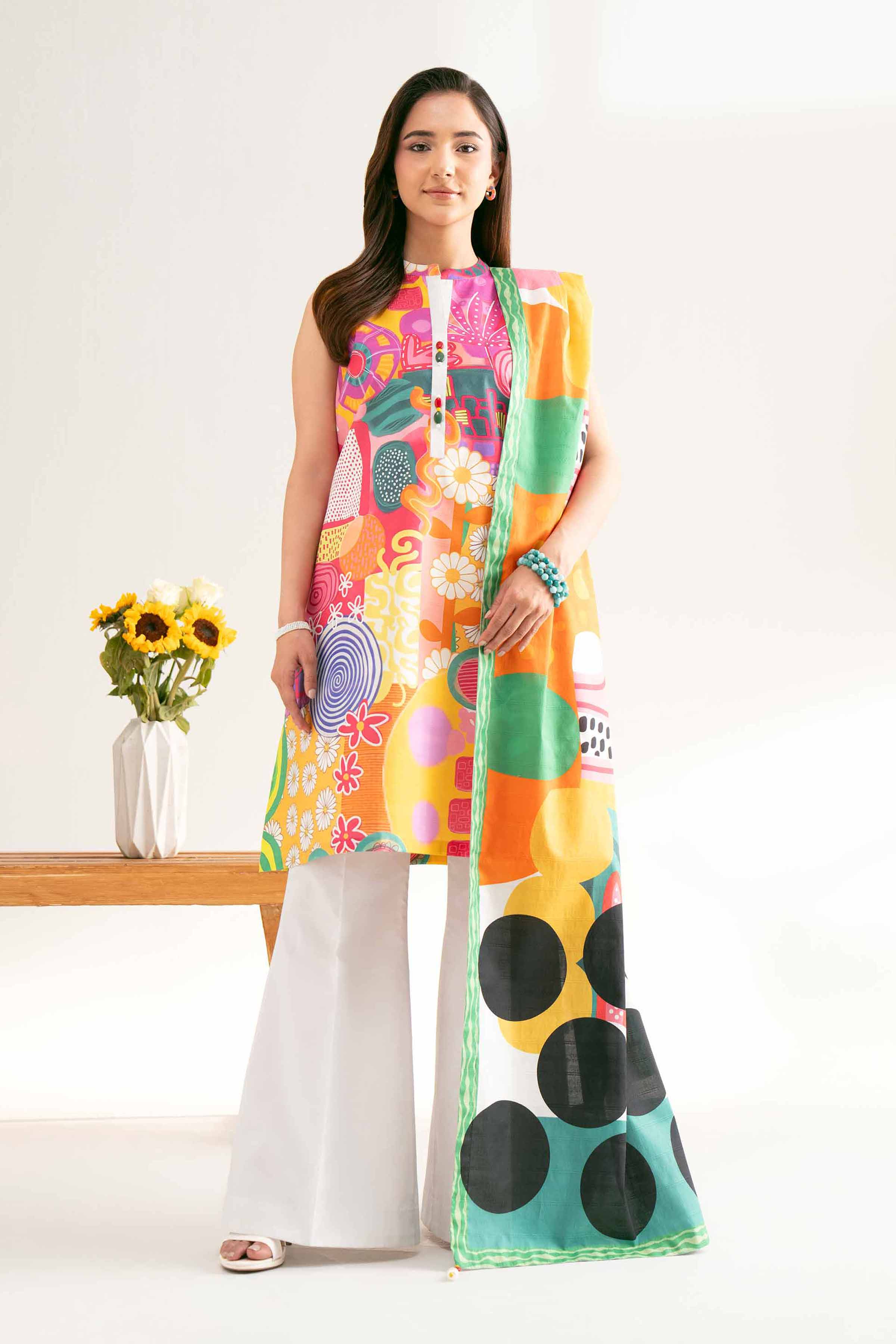 3 Piece - Printed Loose Fabric - 42503425
