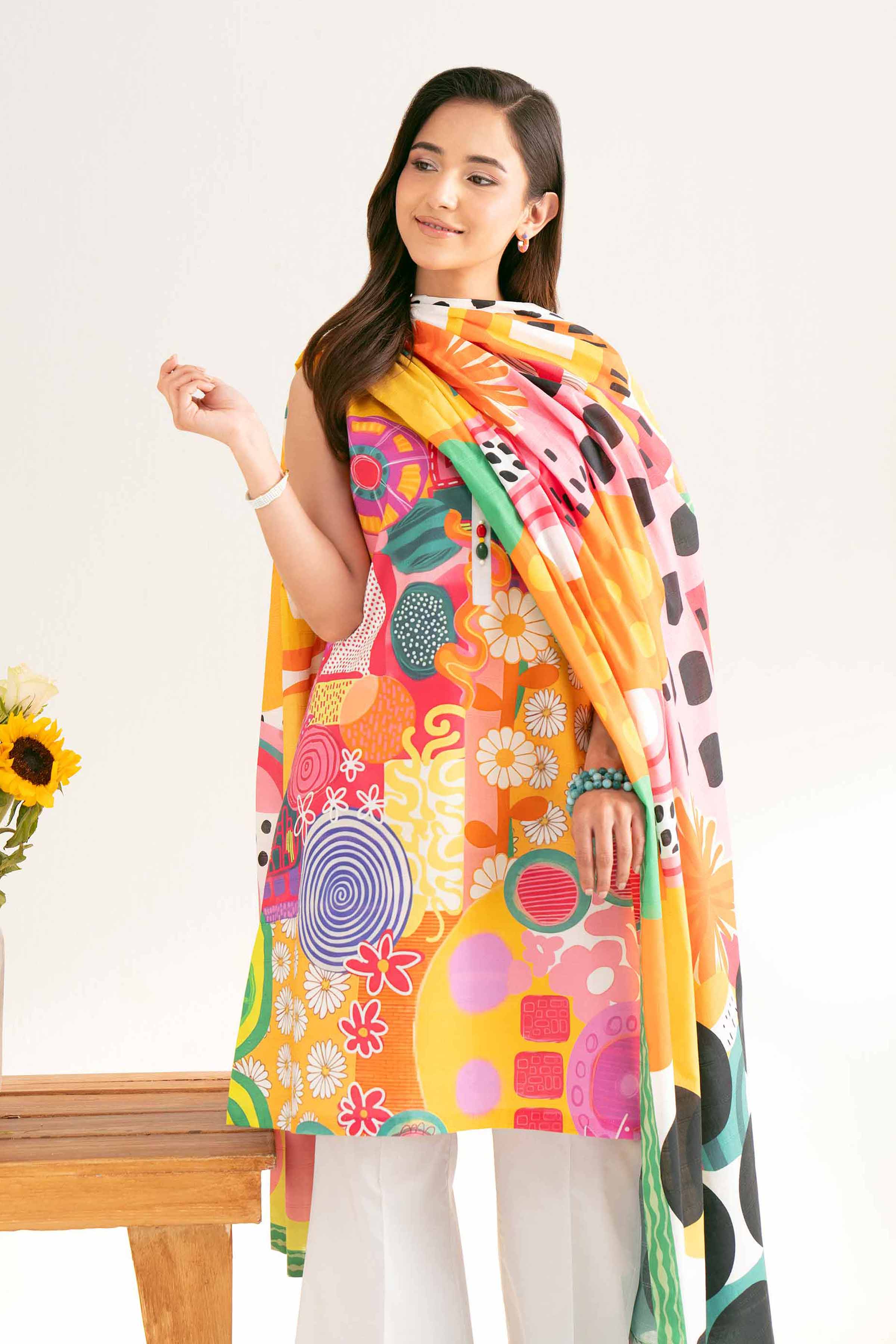 3 Piece - Printed Loose Fabric - 42503425