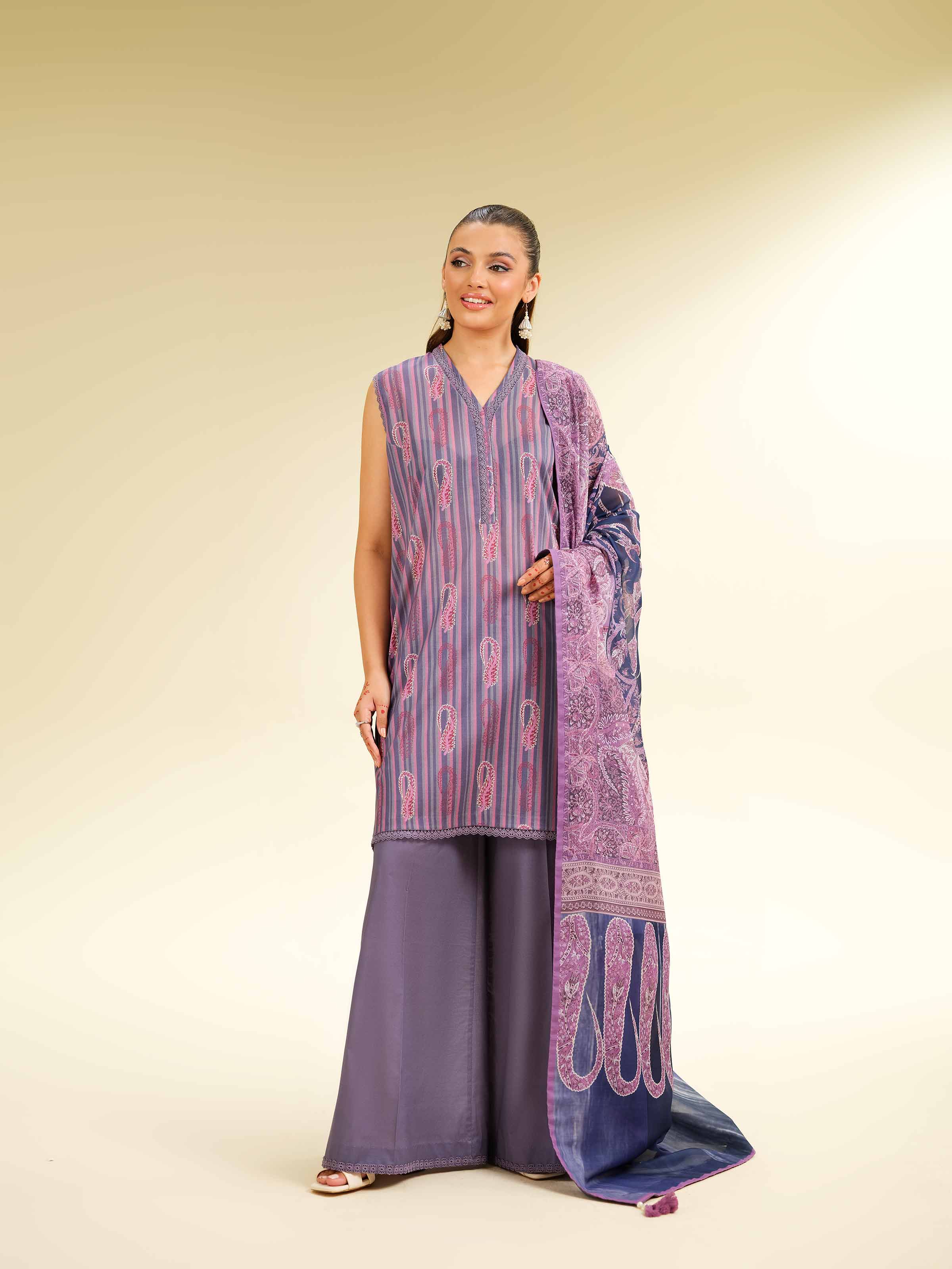 220-3-Piece-Printed-Suit-42501469-5.jpg 3 Piece - Printed Suit - 42501469