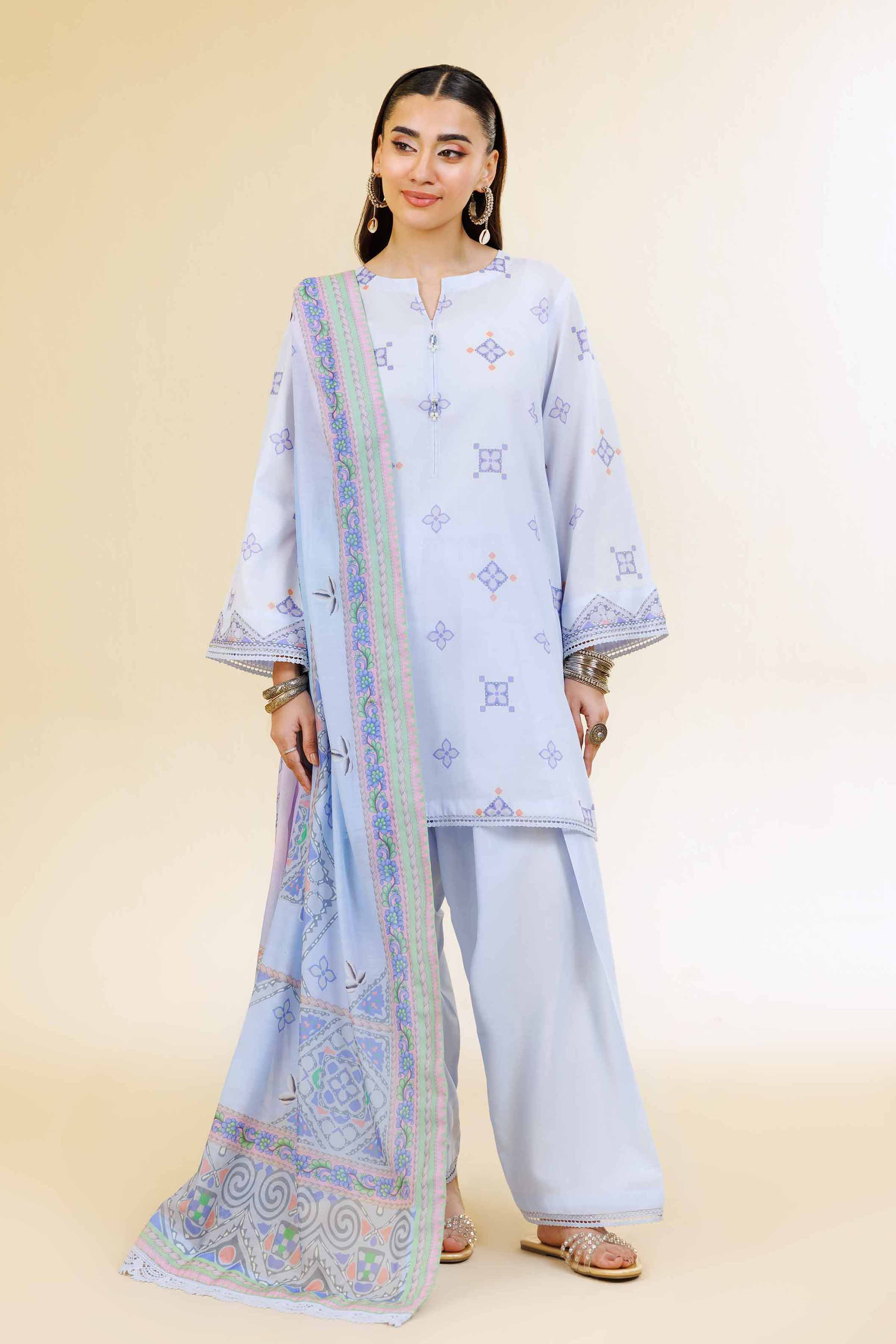 243-3-Piece-Printed-Suit-42501457-2.jpg 3 Piece - Printed Suit - 42501457