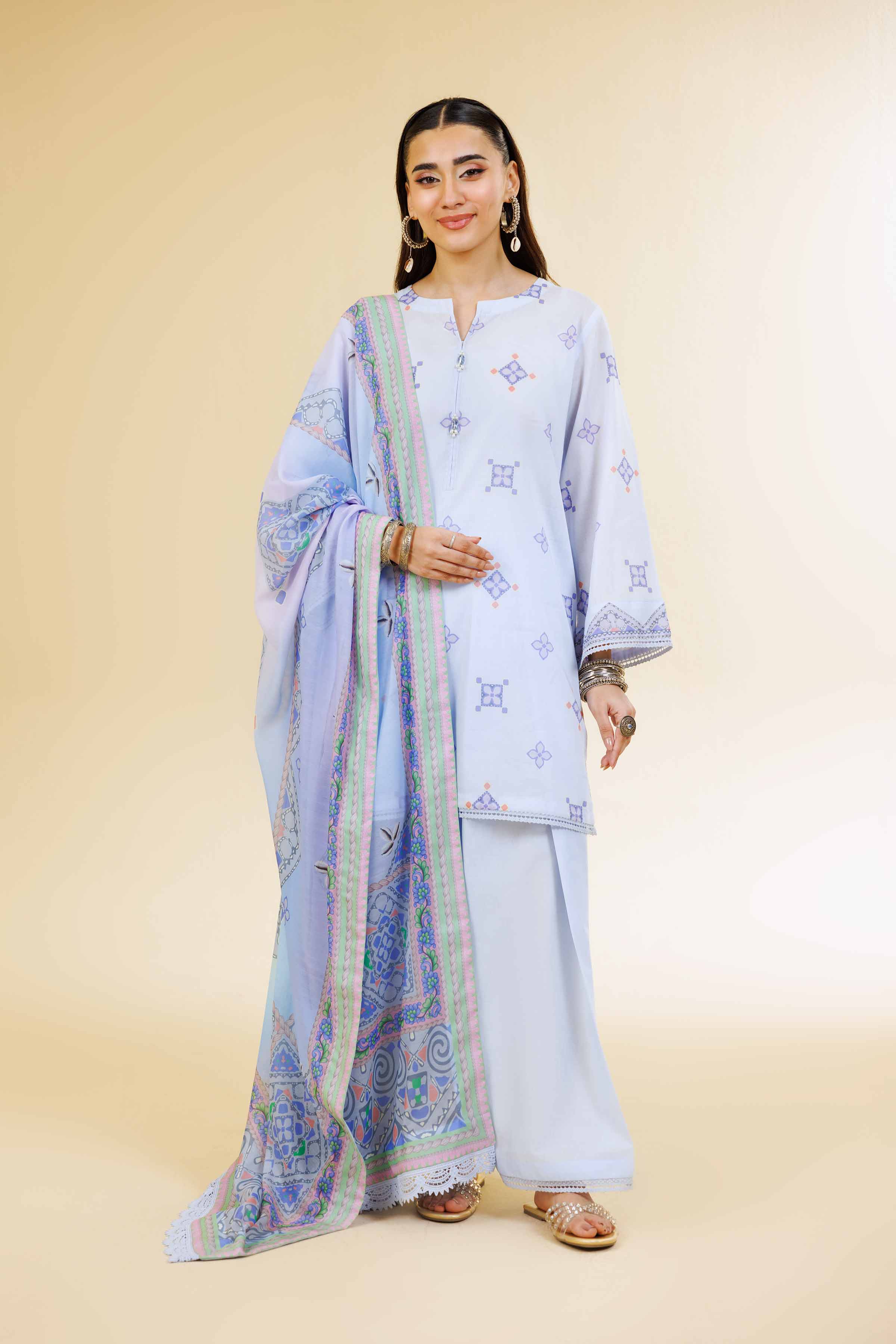243-3-Piece-Printed-Suit-42501457-5.jpg 3 Piece - Printed Suit - 42501457