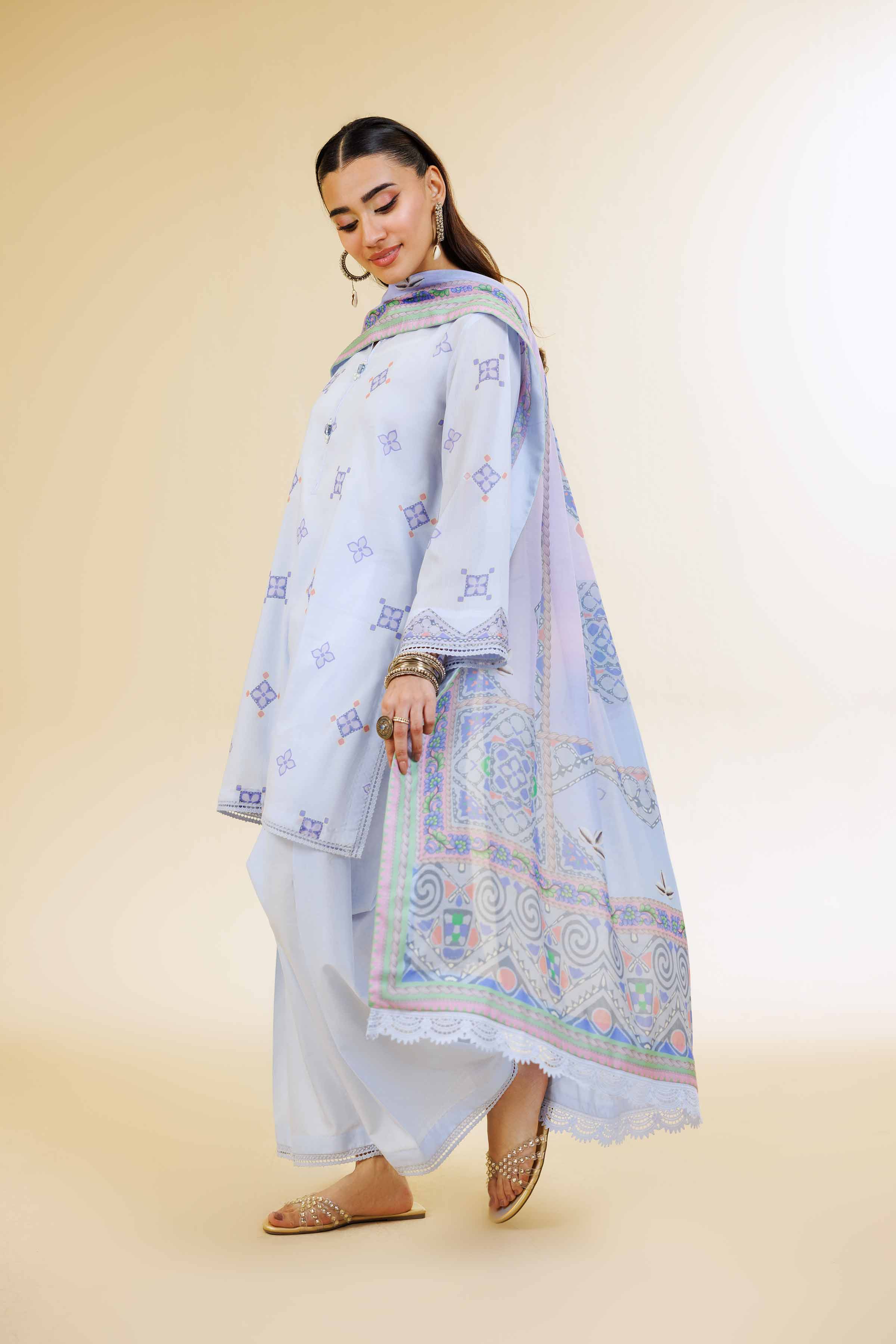 243-3-Piece-Printed-Suit-42501457-6.jpg 3 Piece - Printed Suit - 42501457