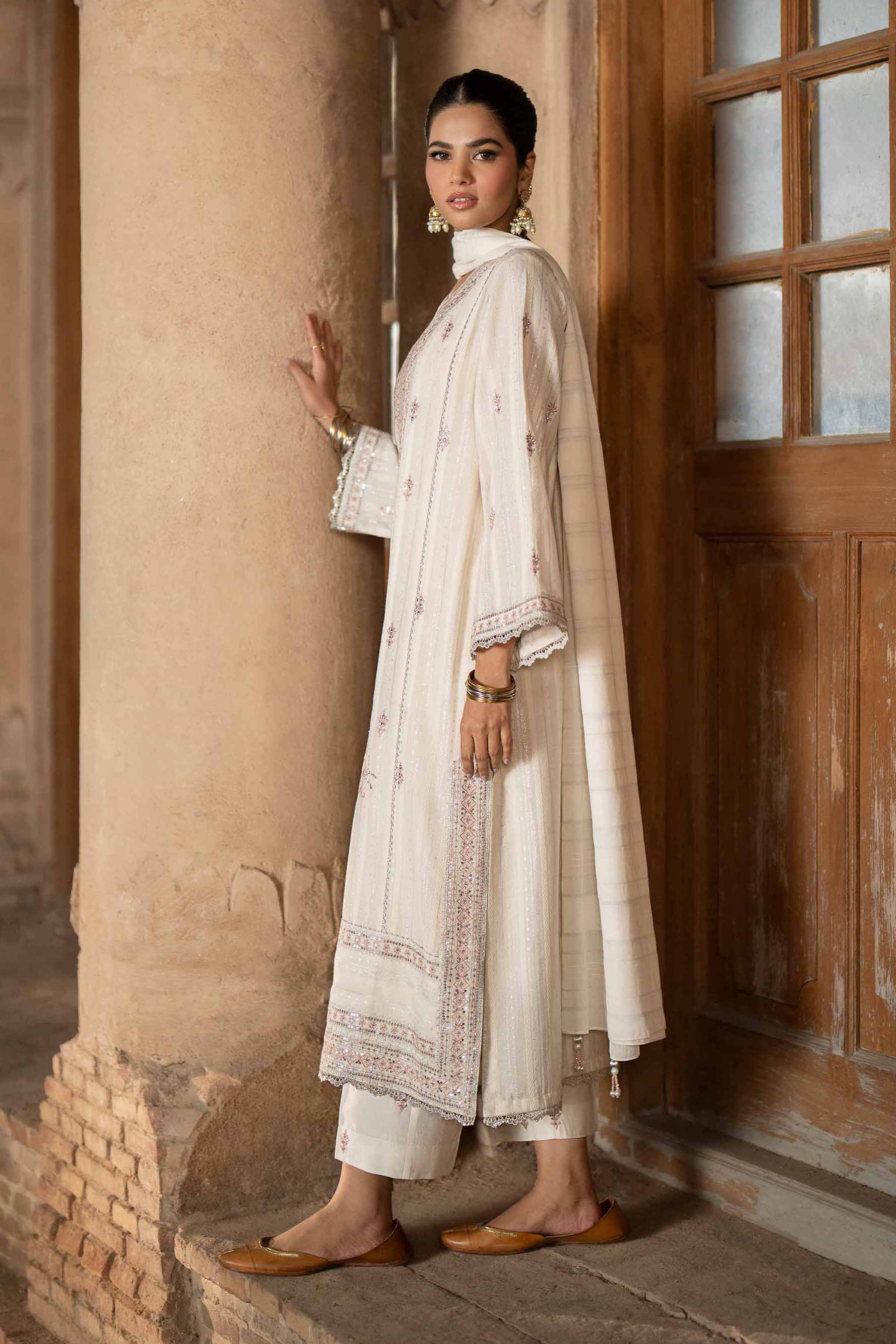 3 Piece - Embroidered Suit - PFE25-16