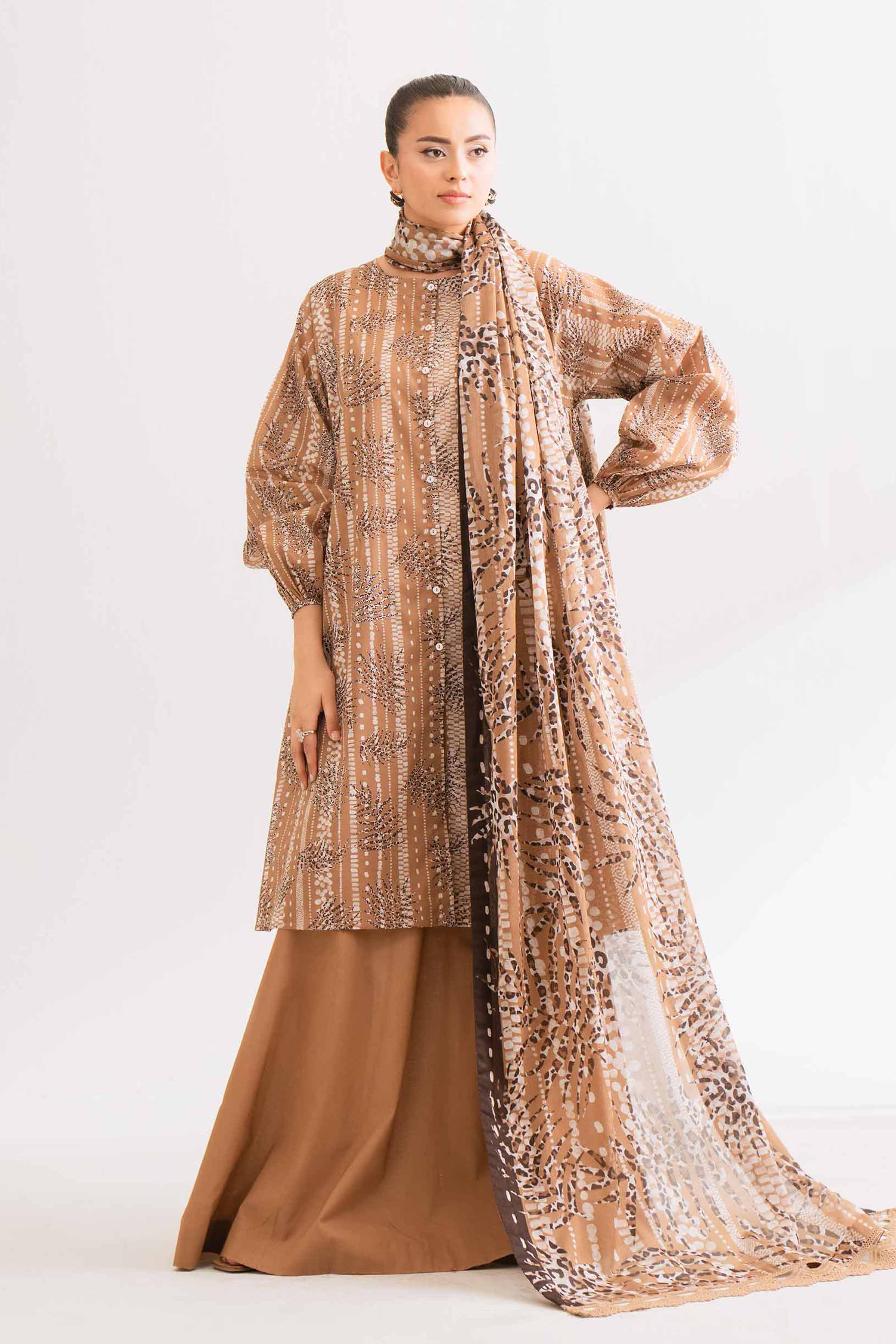3 Piece - Digital Printed Loose Fabric - 42503188