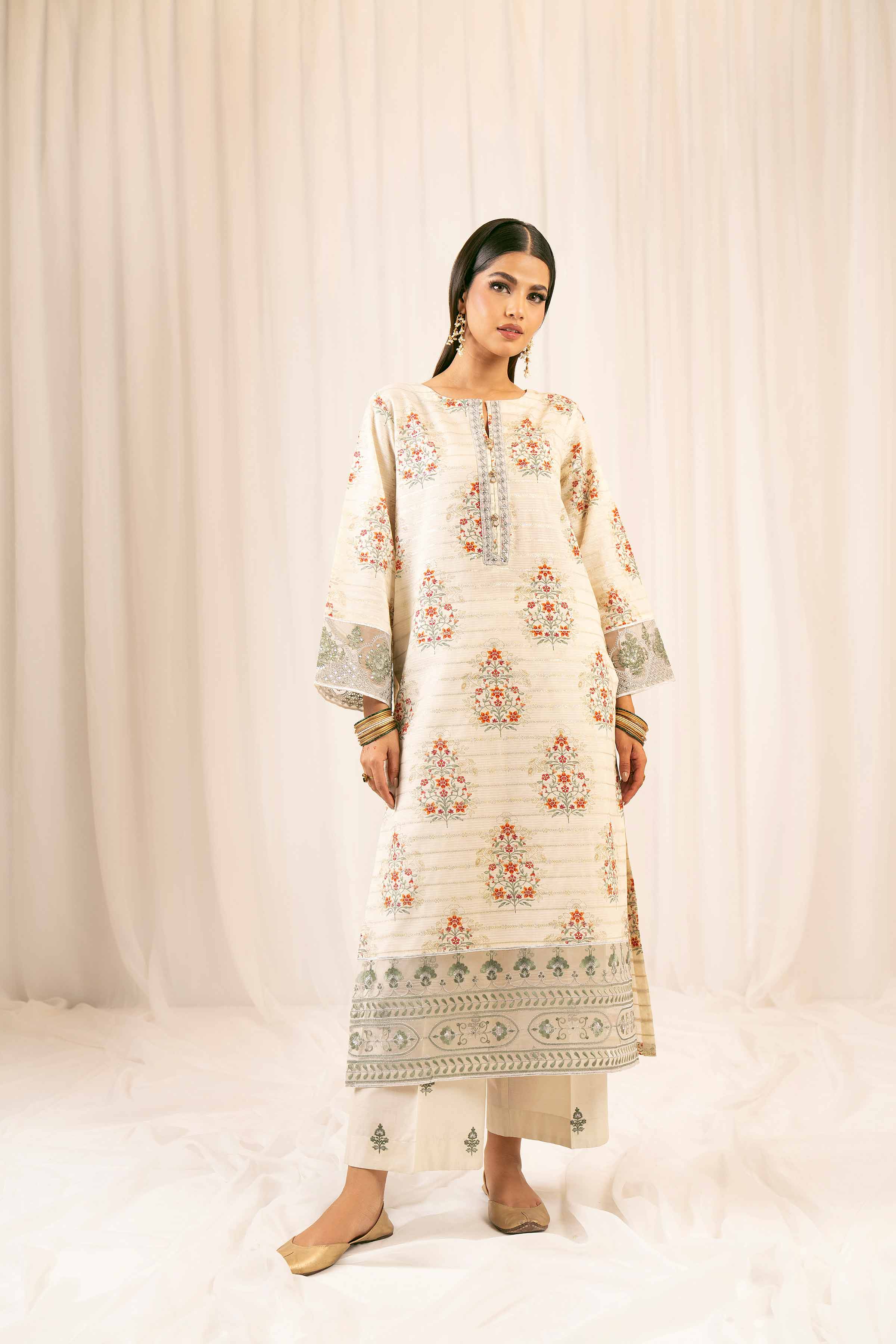 3553-2-Piece-Printed-Embroidered-Suit-PFE25-24-7.jpg 2 Piece - Printed Embroidered Suit - PFE25-24