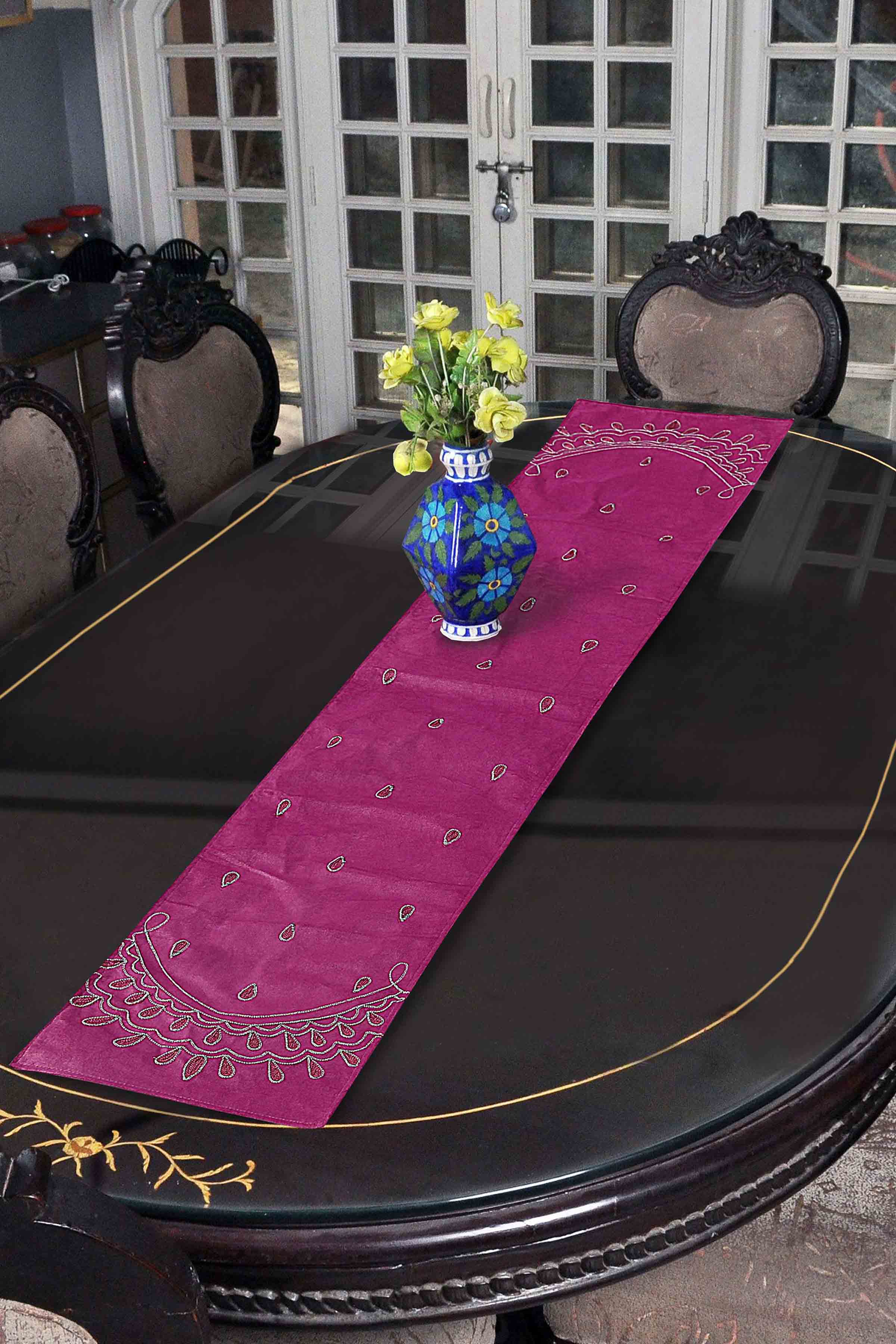 Dreams in Flight Embroidered Table Runner - 1 Piece