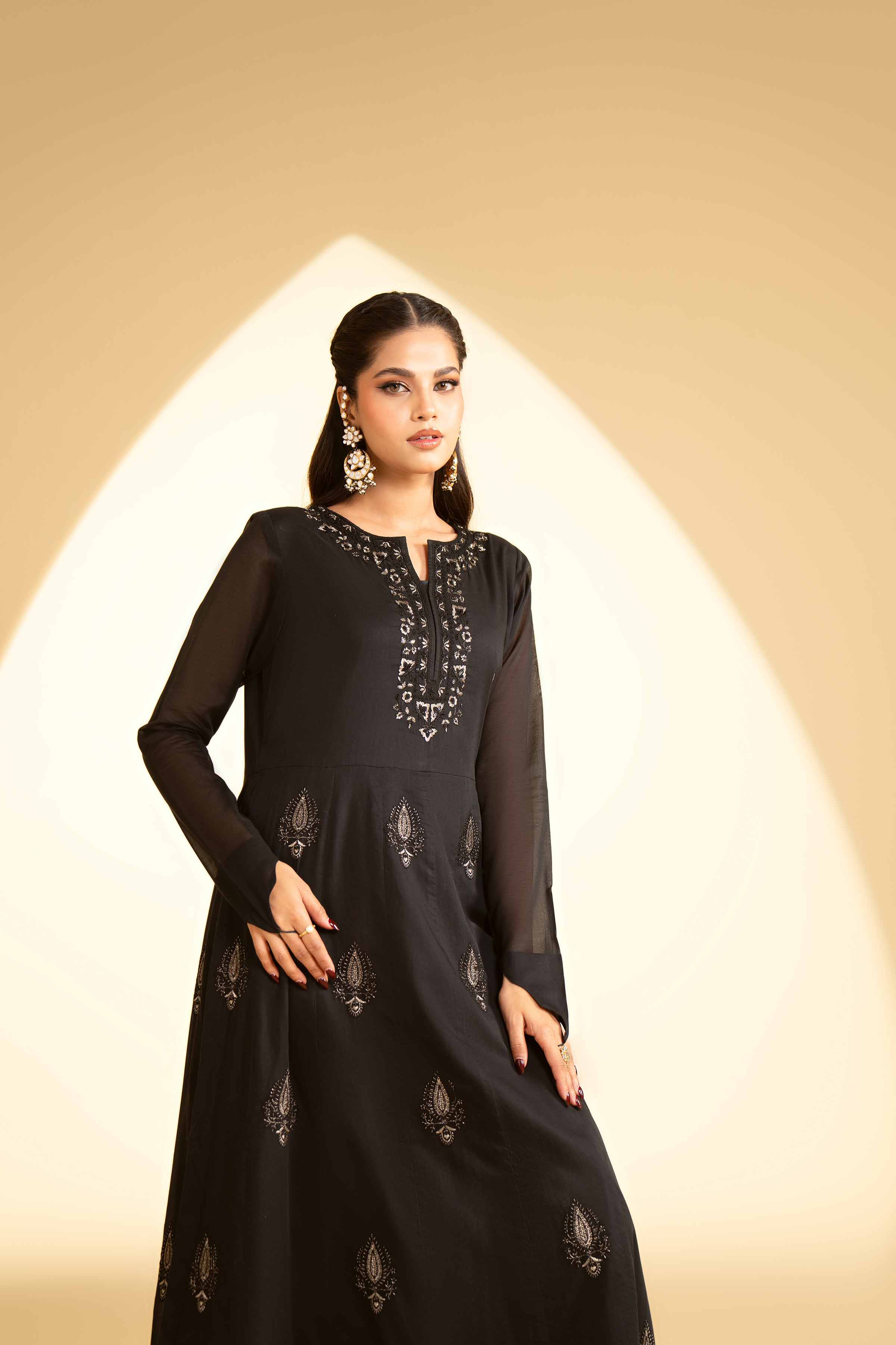 3866-Embroidered-Dress-KFE25-65-5.jpg Embroidered Dress - KFE25-65