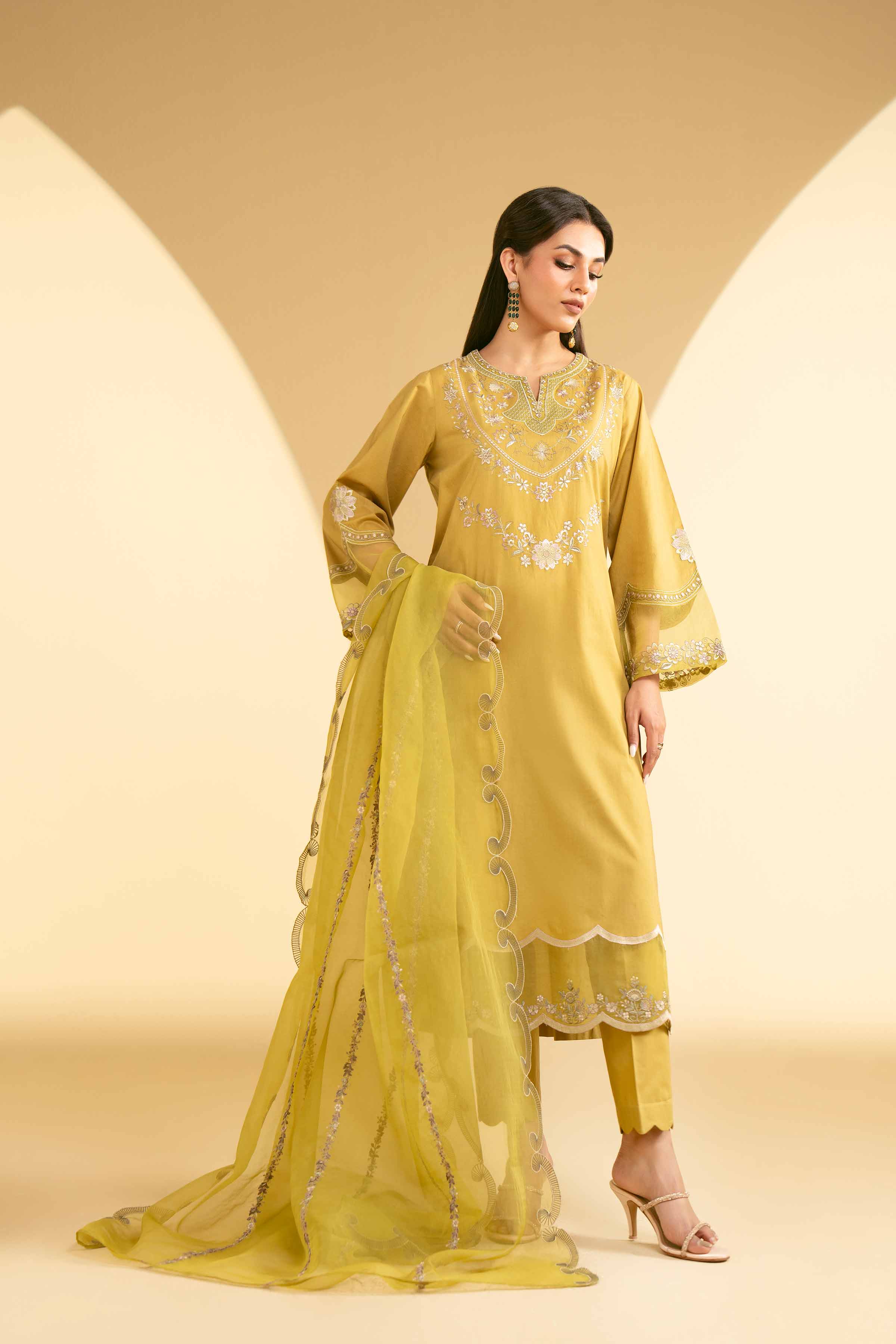 3 Piece - Embroidered Suit - KFE25-70