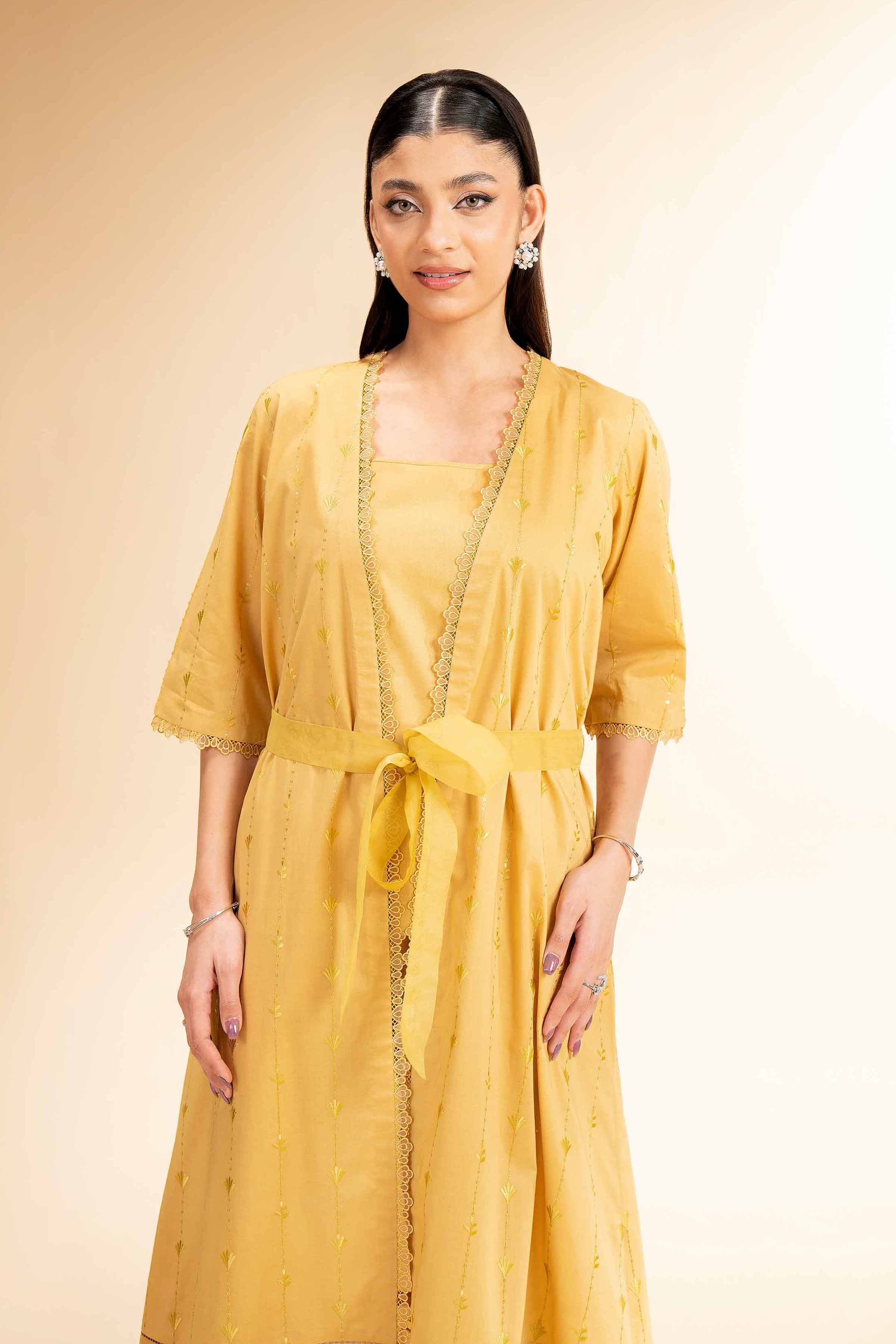 2 Piece - Embroidered Loose Fabric - 42519342