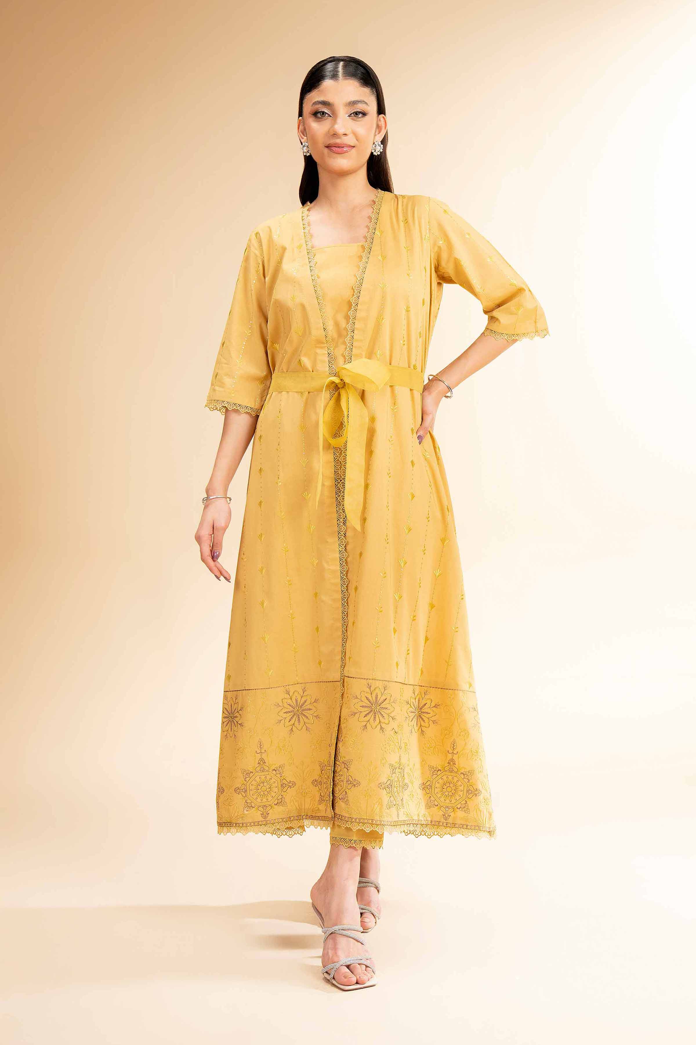 2 Piece - Embroidered Loose Fabric - 42519342