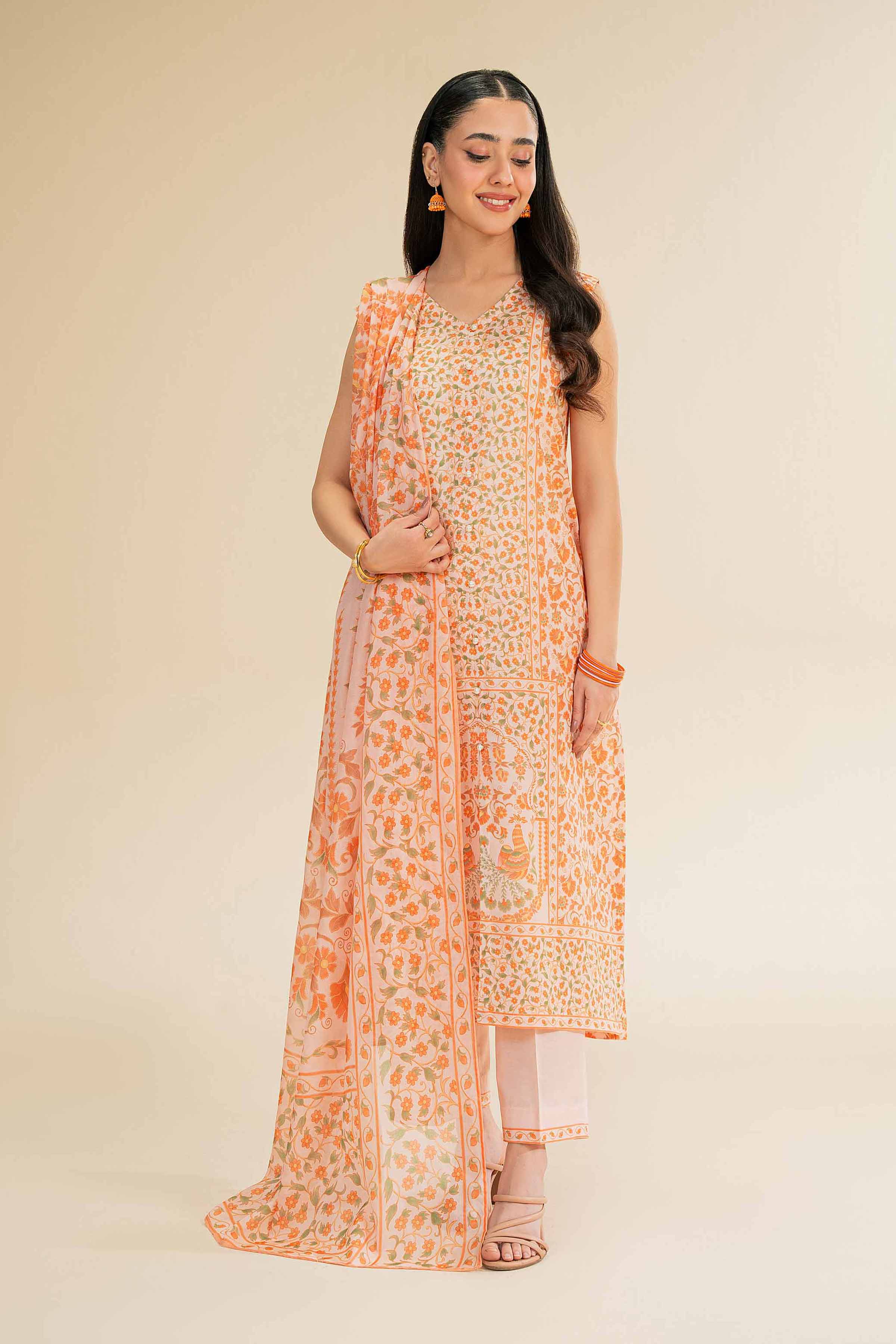 3 Piece - Digital Printed Suit - 42501205