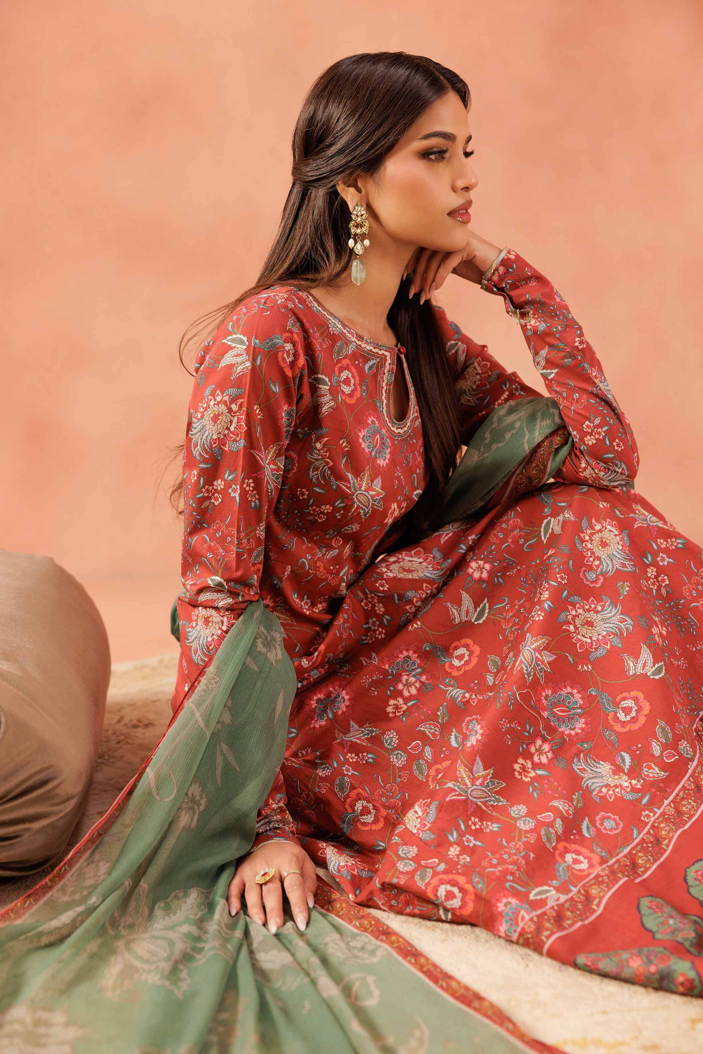 2 Piece - Embroidered Suit - KFE25-144