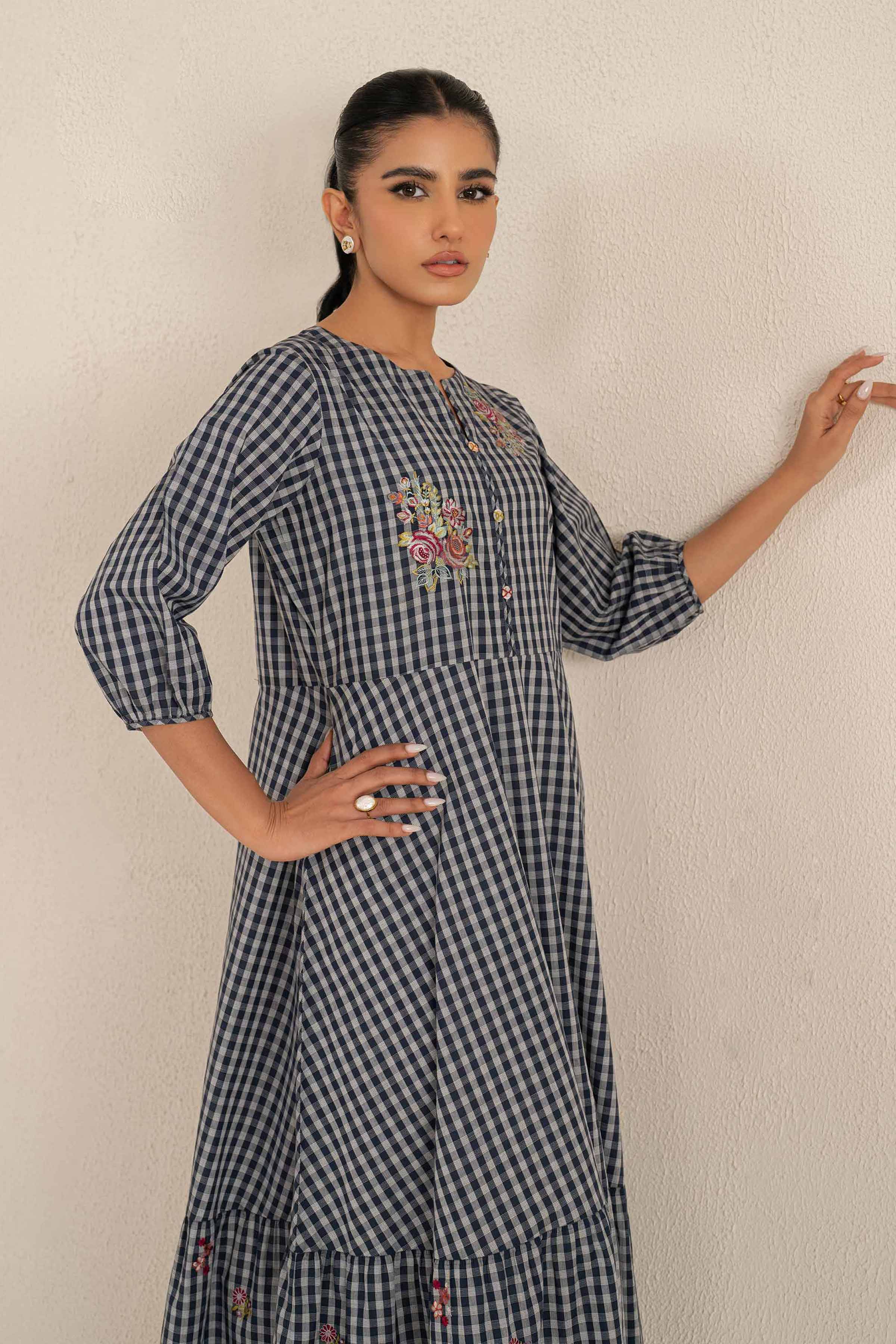 Embroidered Dress - KFS25-33