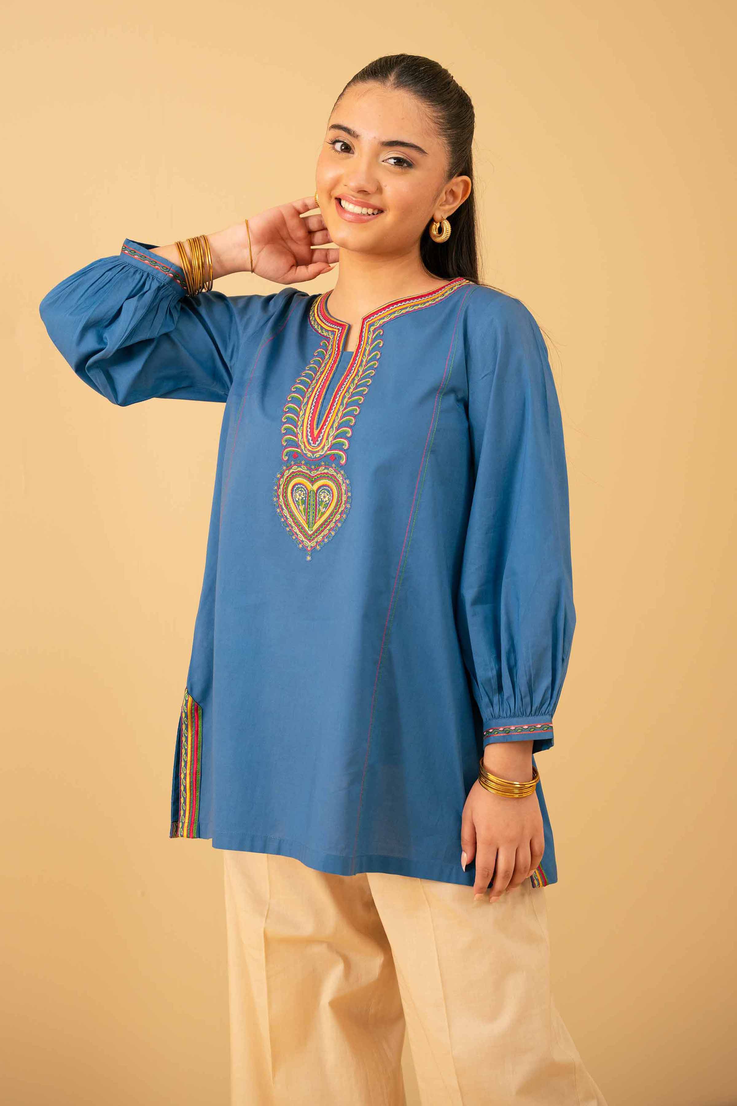 Embroidered Tunic - PE25-419