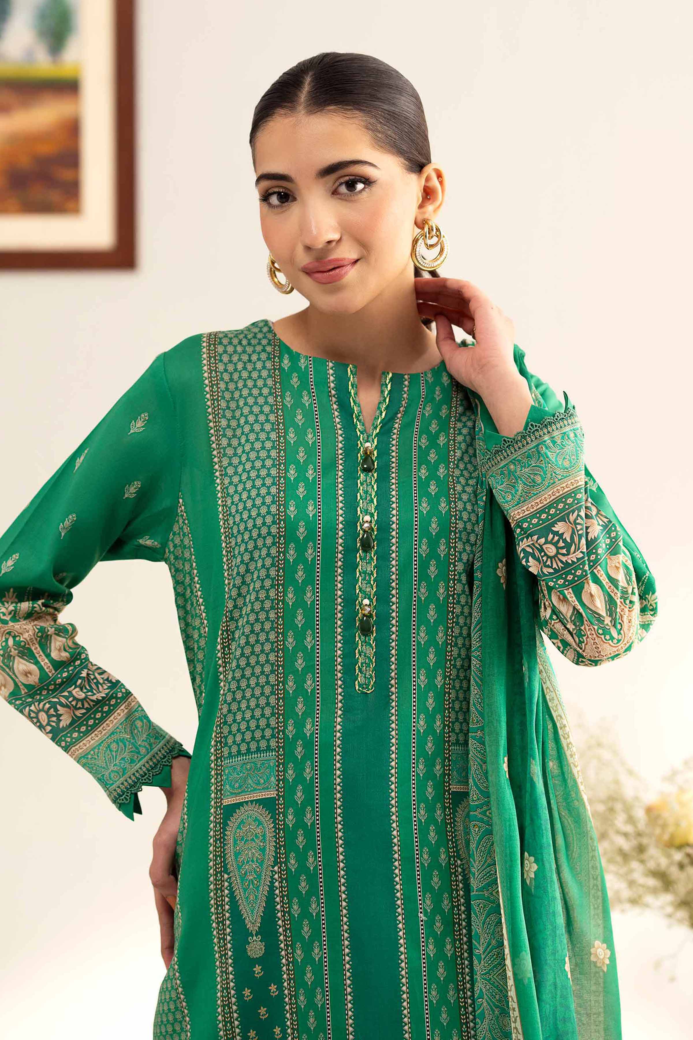 3 Piece - Digital Printed Loose Fabric - 42503156