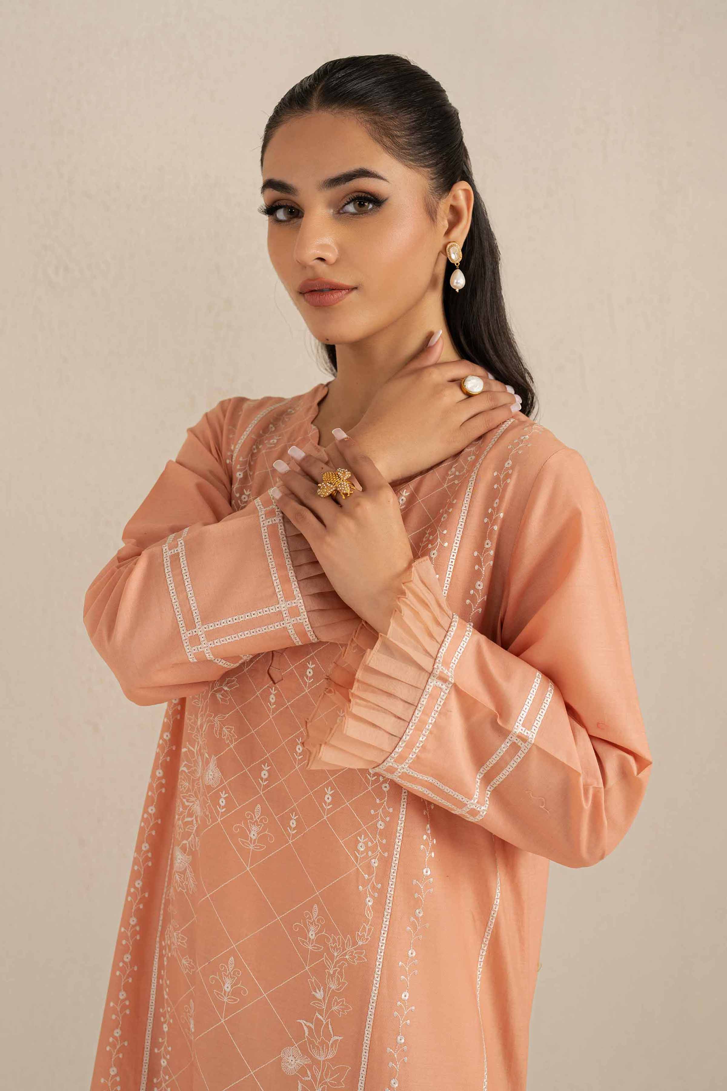 2 Piece - Embroidered Suit - KFS25-05