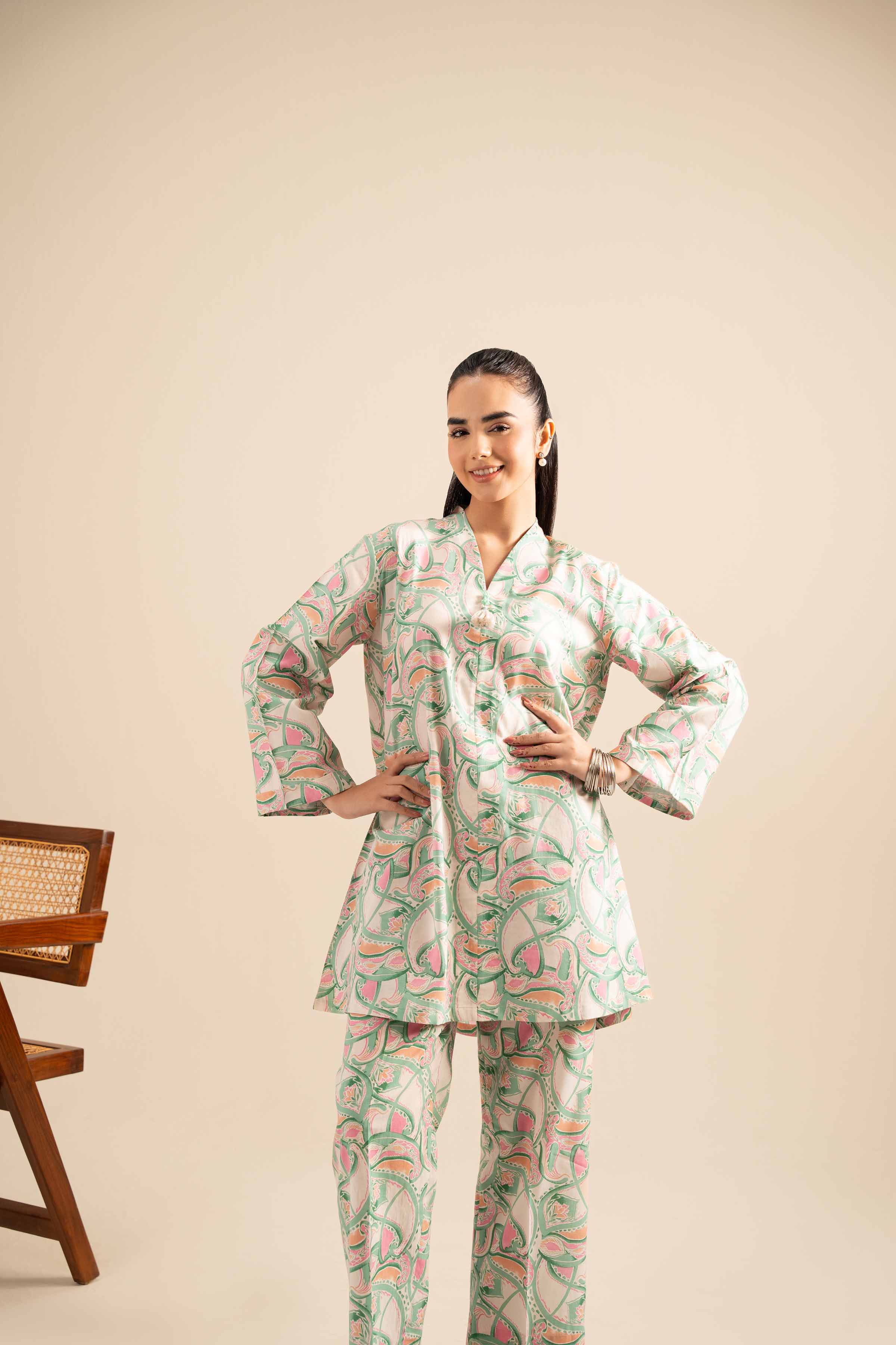 4792-2-Piece-Printed-Suit-PE25-411-5.jpg 2 Piece - Printed Suit - PE25-411