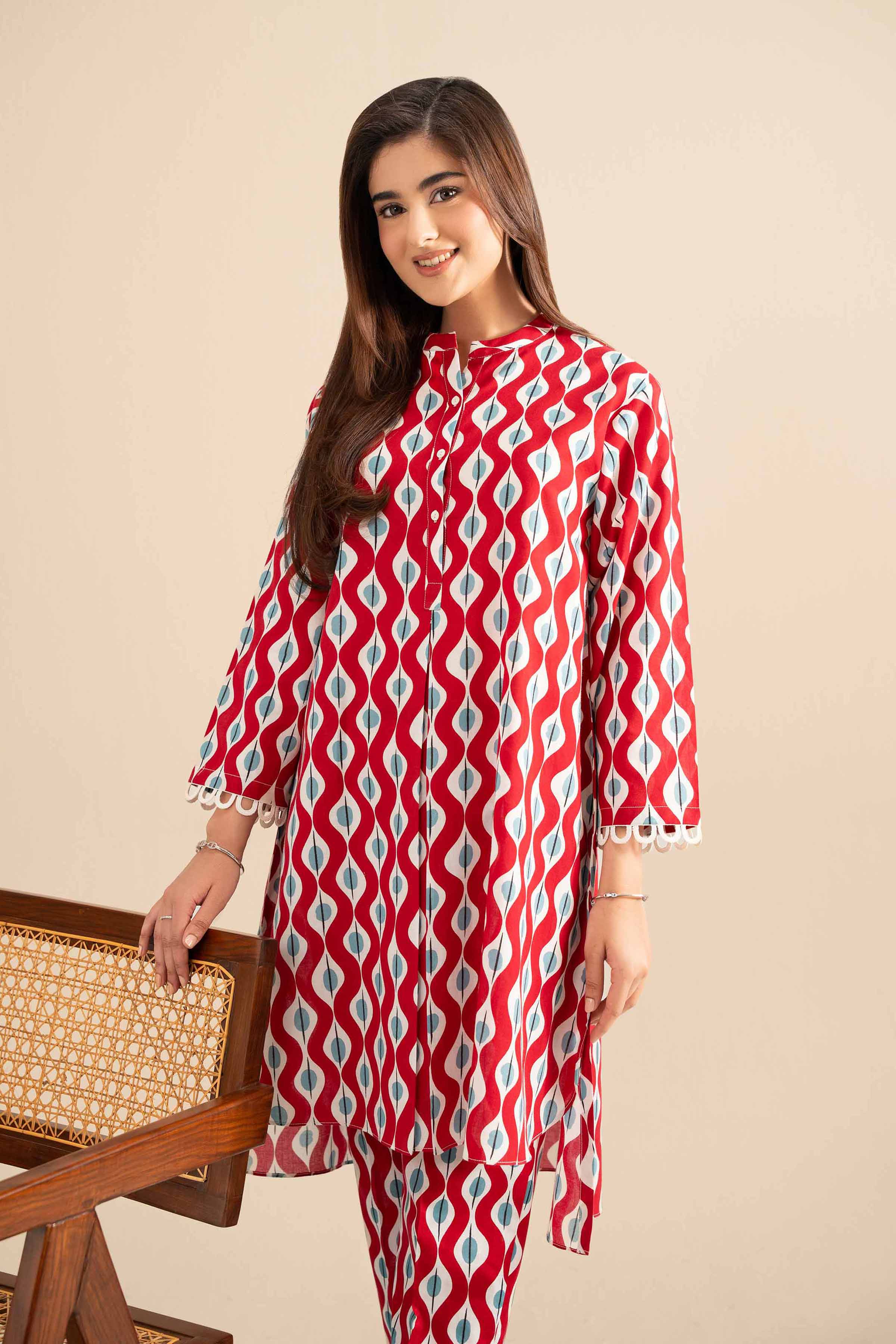 2 Piece - Printed Suit - PE25-460