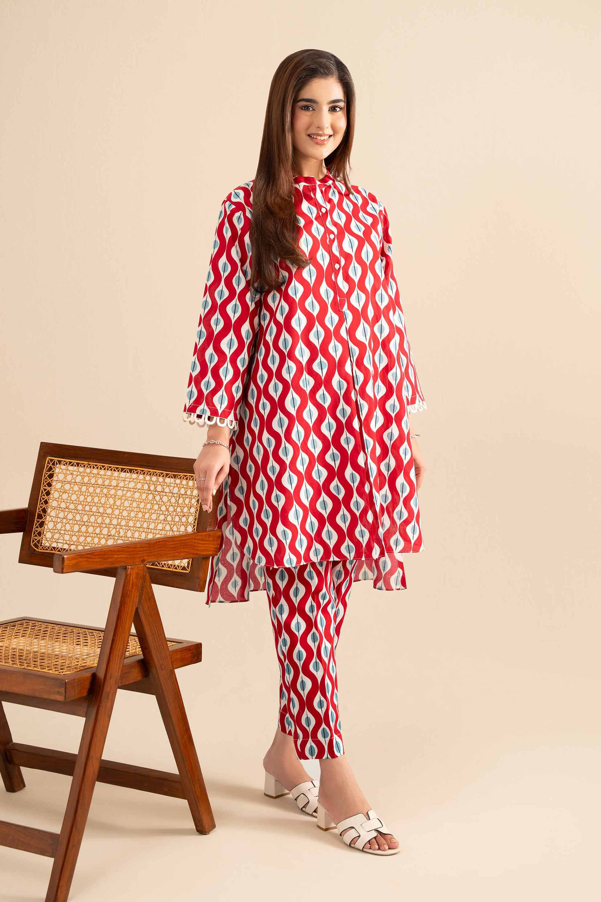 2 Piece - Printed Suit - PE25-460