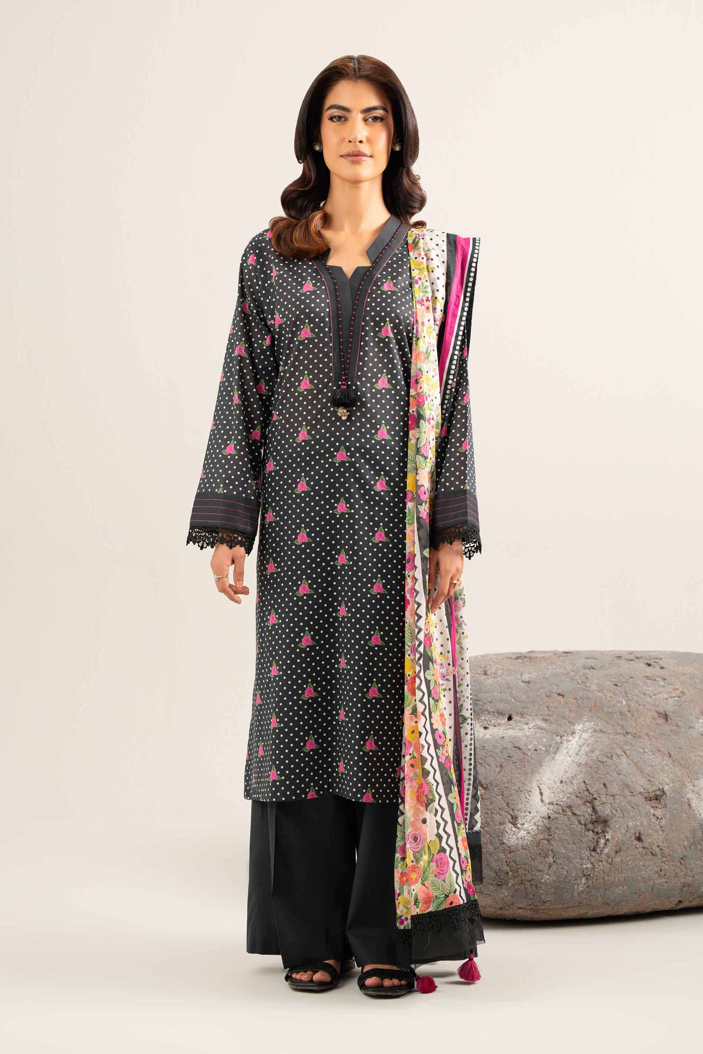 3 Piece - Printed Loose Fabric - 42503301