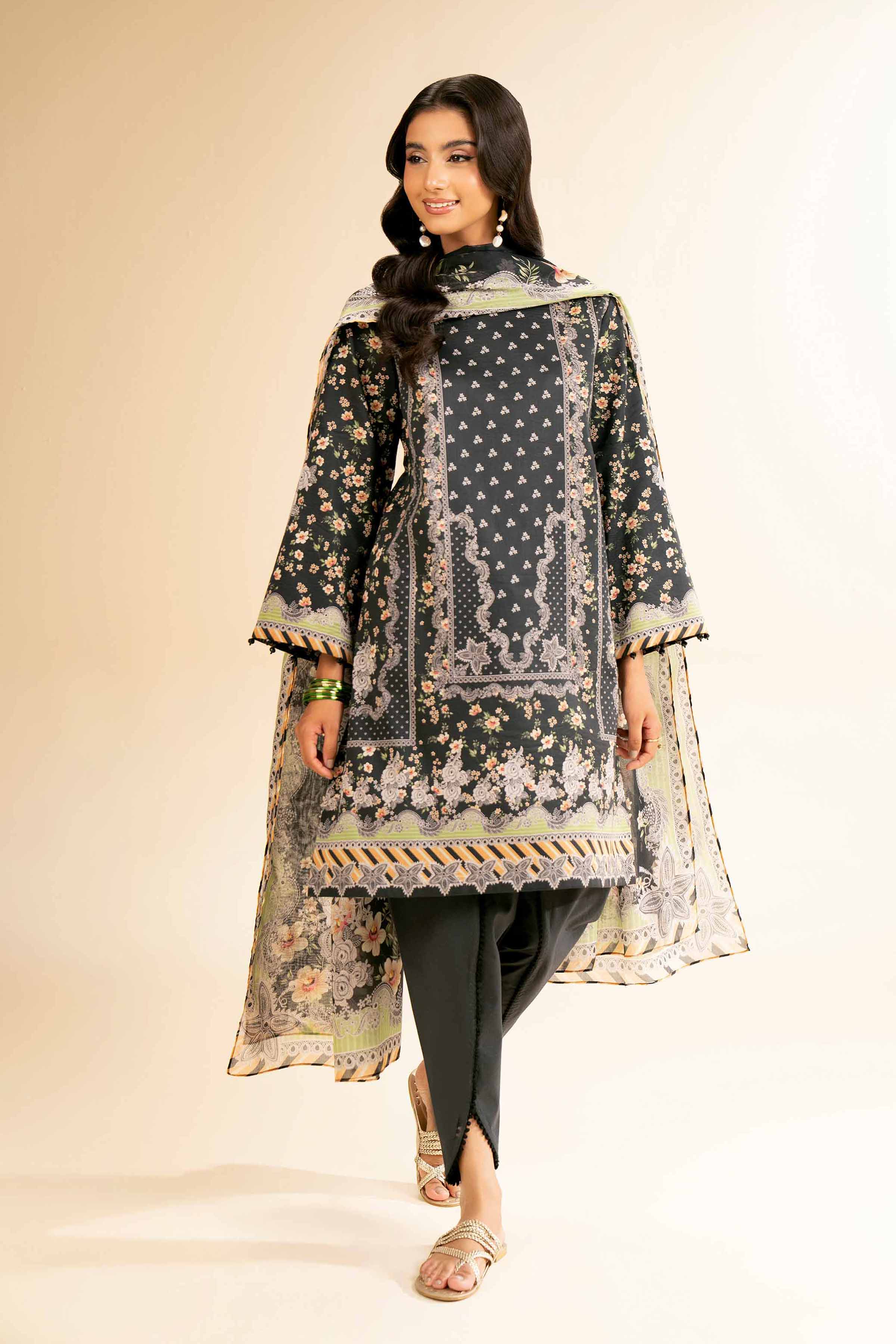 3 Piece - Digital Printed Suit - 42501198