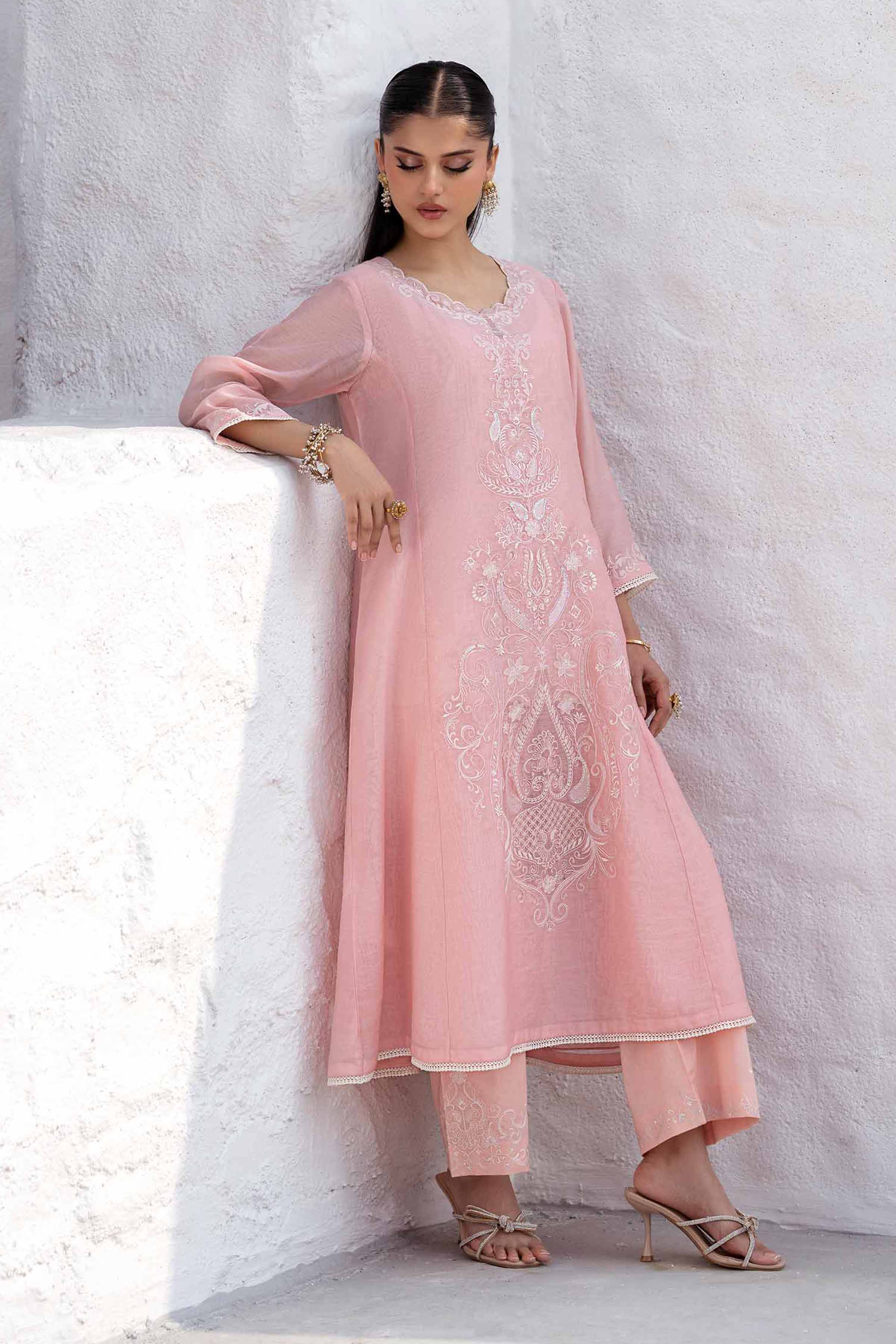 2 Piece - Embroidered Suit - KFS25-11