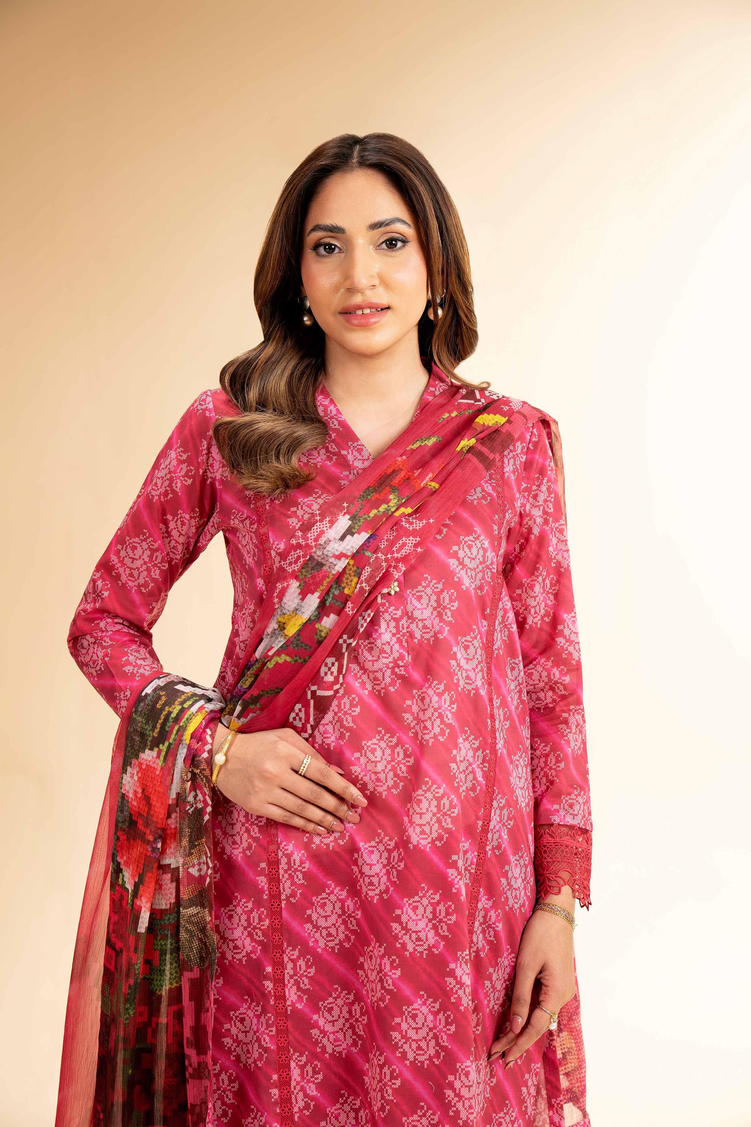 617-2-Piece-Printed-With-Laces-Suit-42501275-5.jpg 2 Piece - Printed With Laces Suit - 42501275