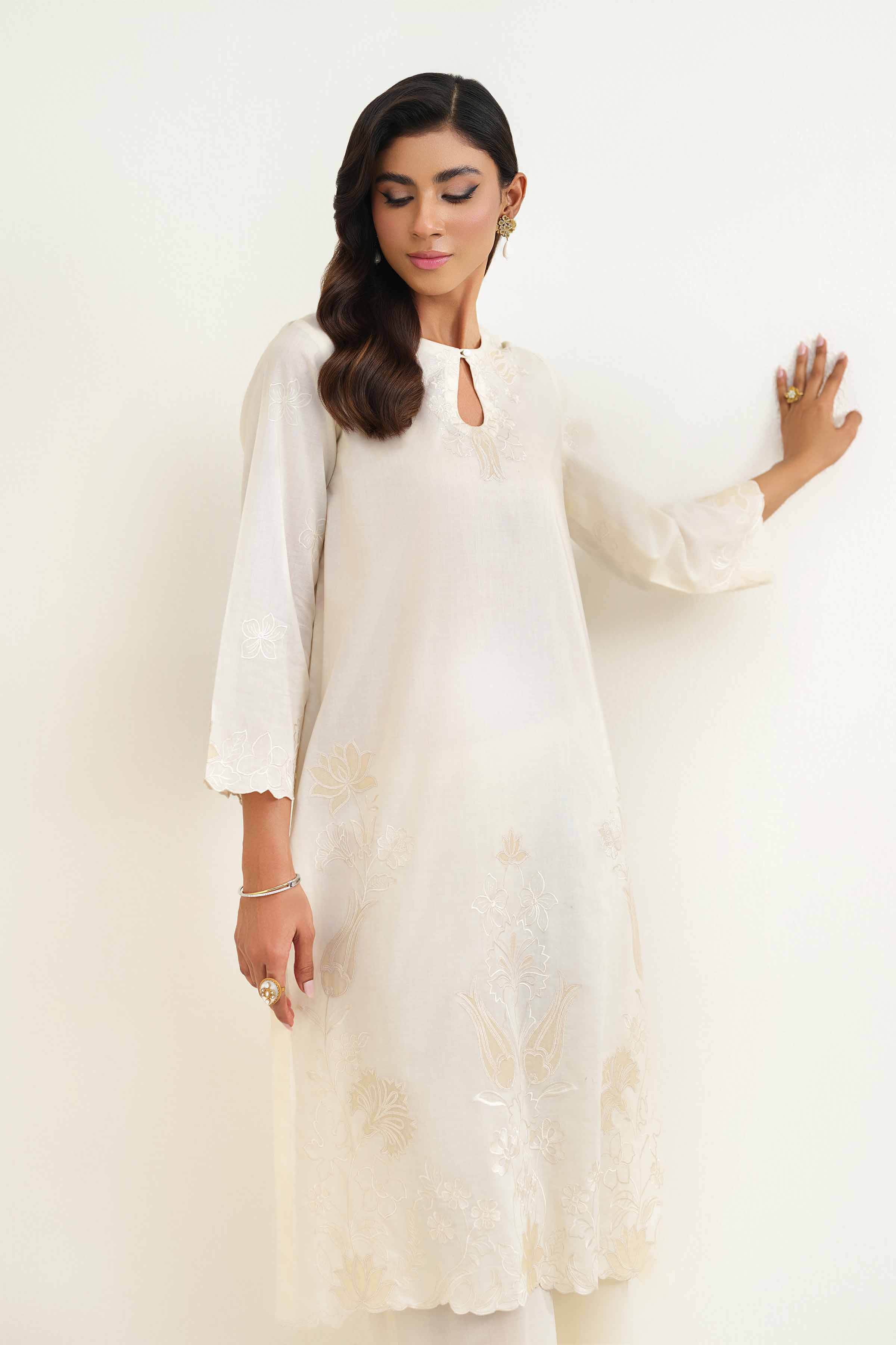 3 Piece - Embroidered Suit - KFS25-45
