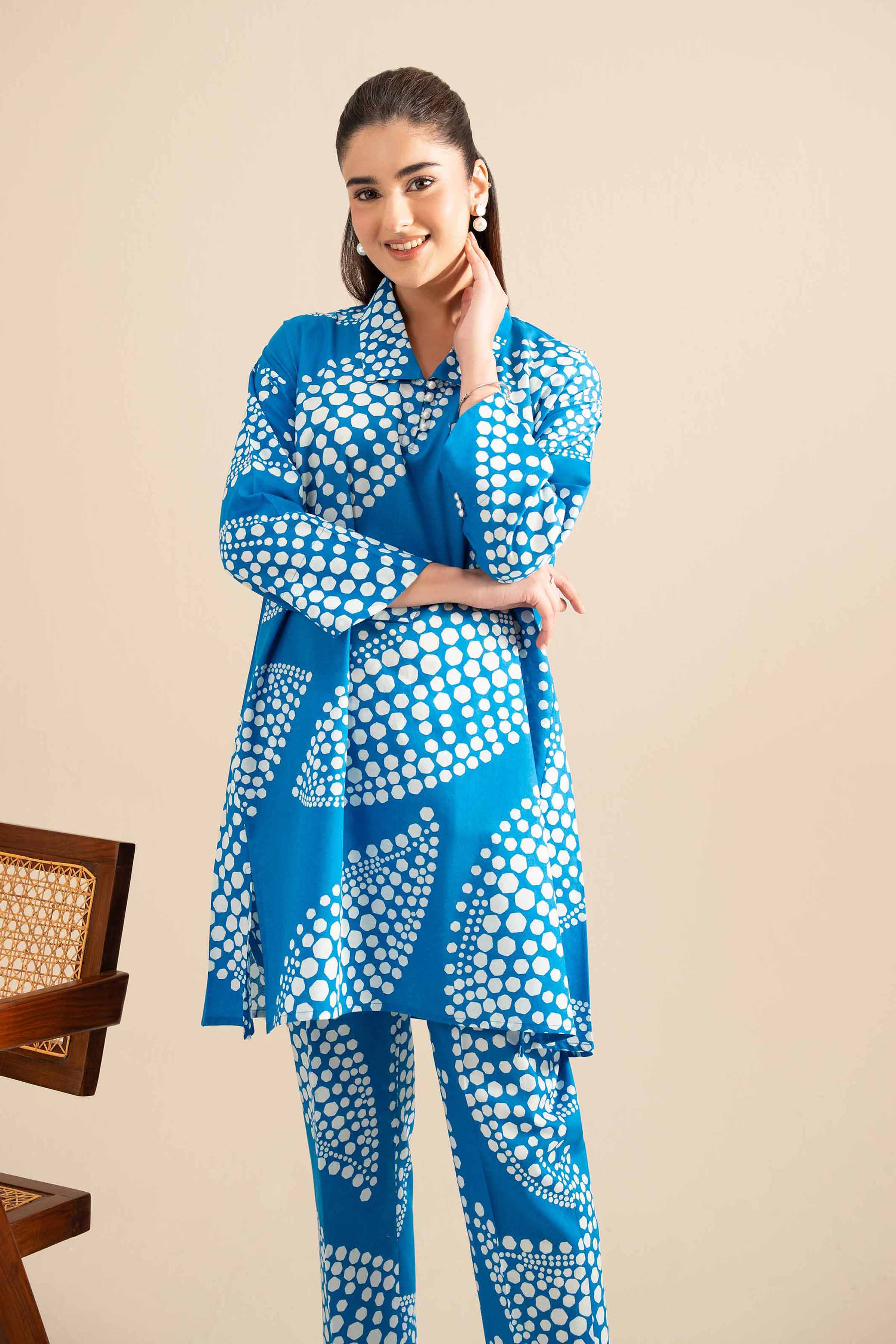 2 Piece - Printed Suit - PE25-457