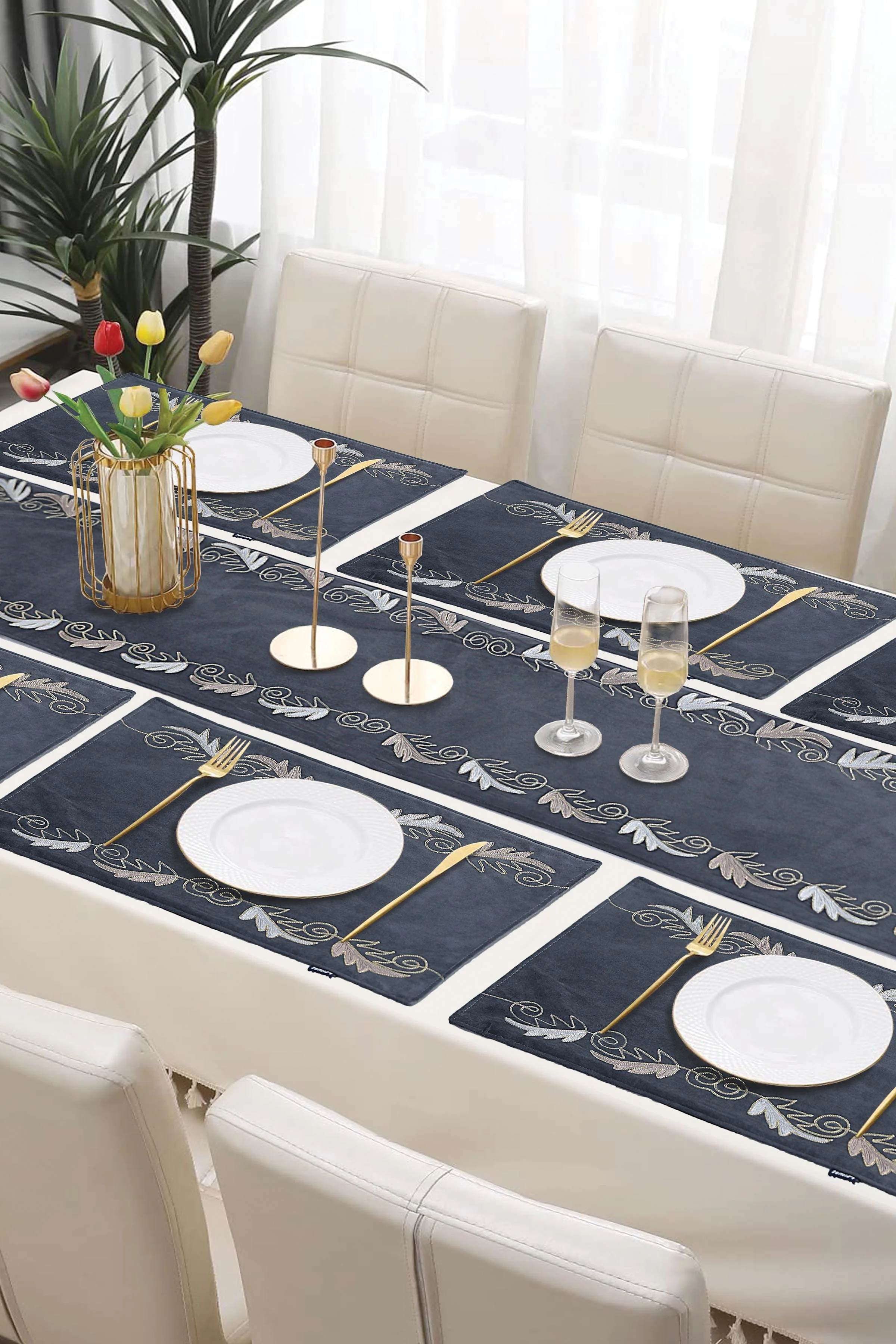 6846-Holiday-Table-Runner-Set-7-Piece-1.webp Holiday Table Runner Set - 7 Piece